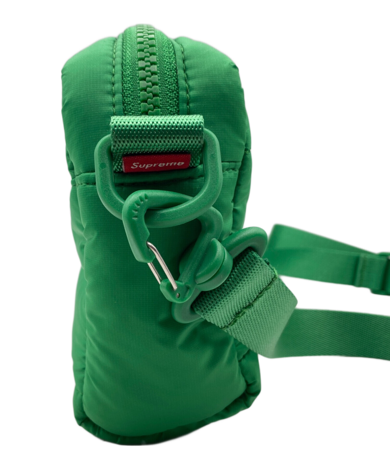 中古・古着通販】SUPREME (シュプリーム) Puffer Side Bag グリーン 