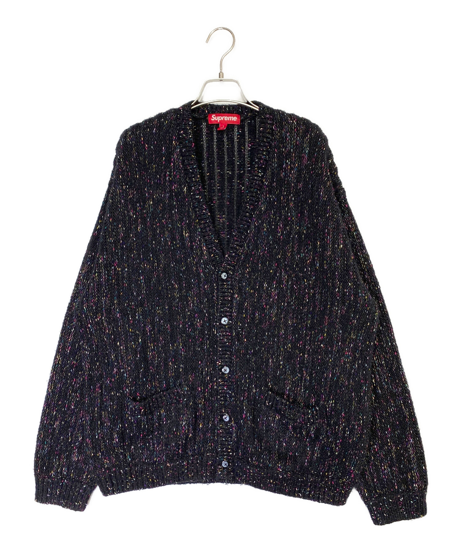 中古・古着通販】SUPREME (シュプリーム) Confetti Cardigan ブラック 