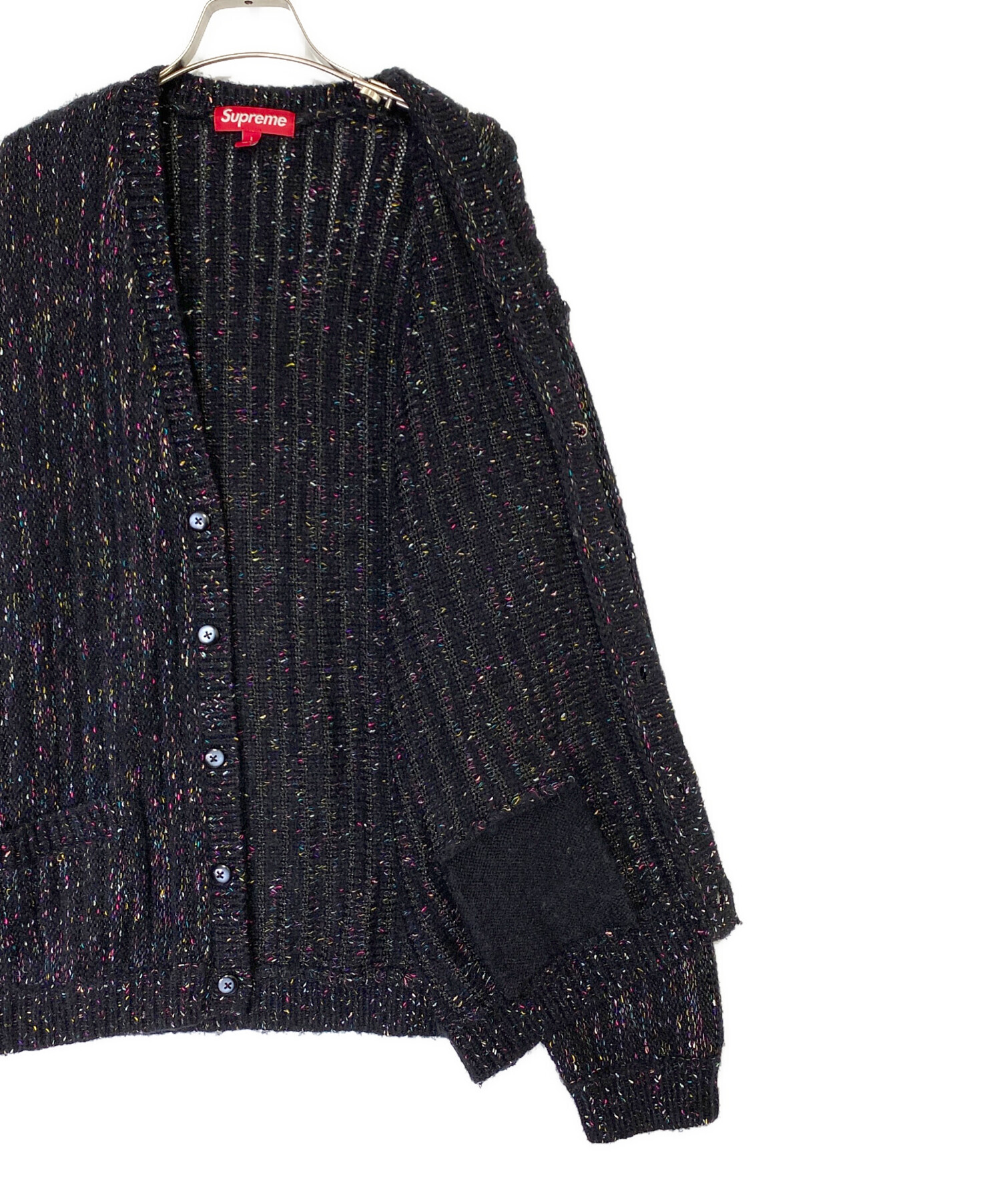 中古・古着通販】SUPREME (シュプリーム) Confetti Cardigan ブラック