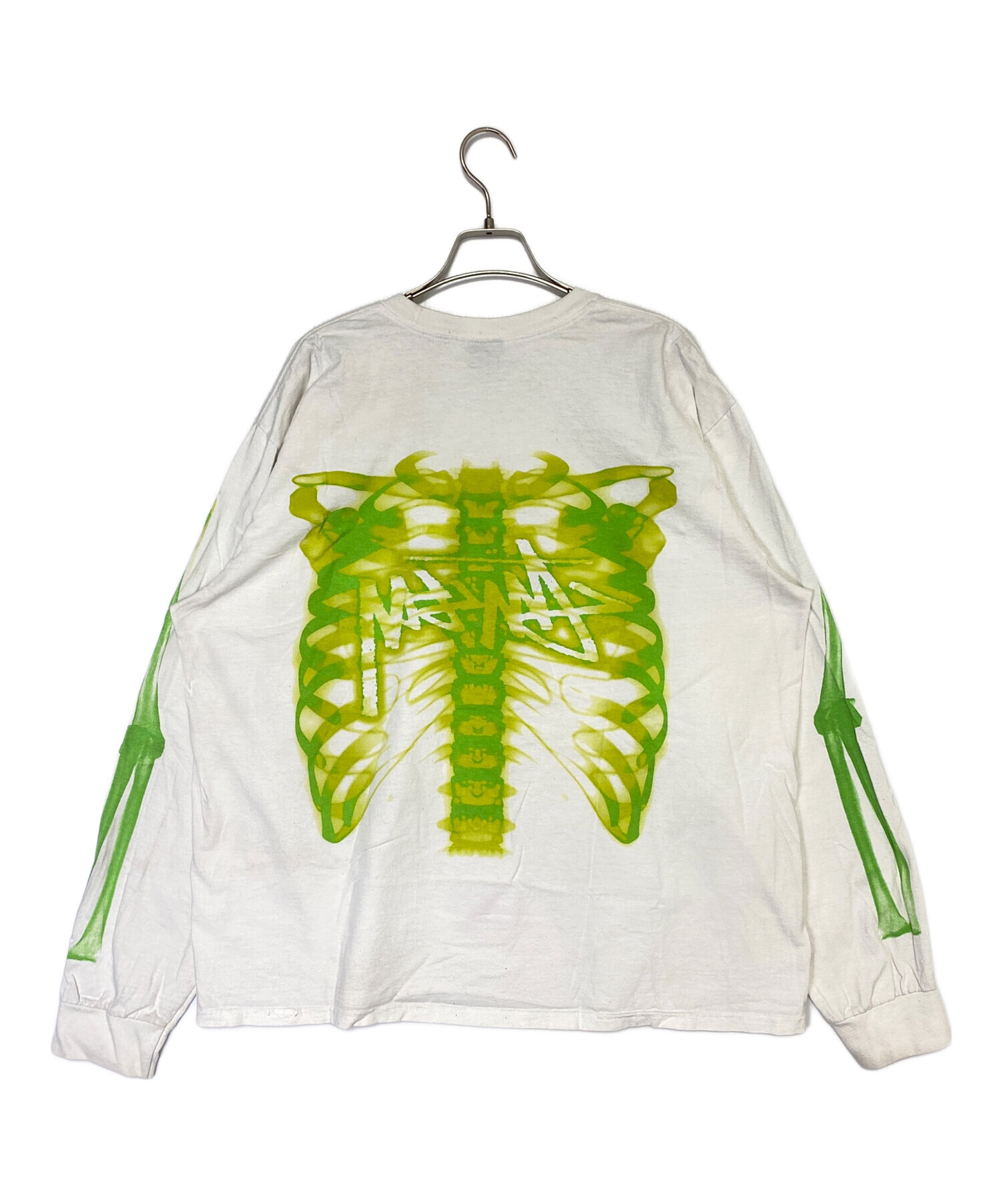 中古・古着通販】stussy (ステューシー) RIB CAGE LS TEE ホワイト