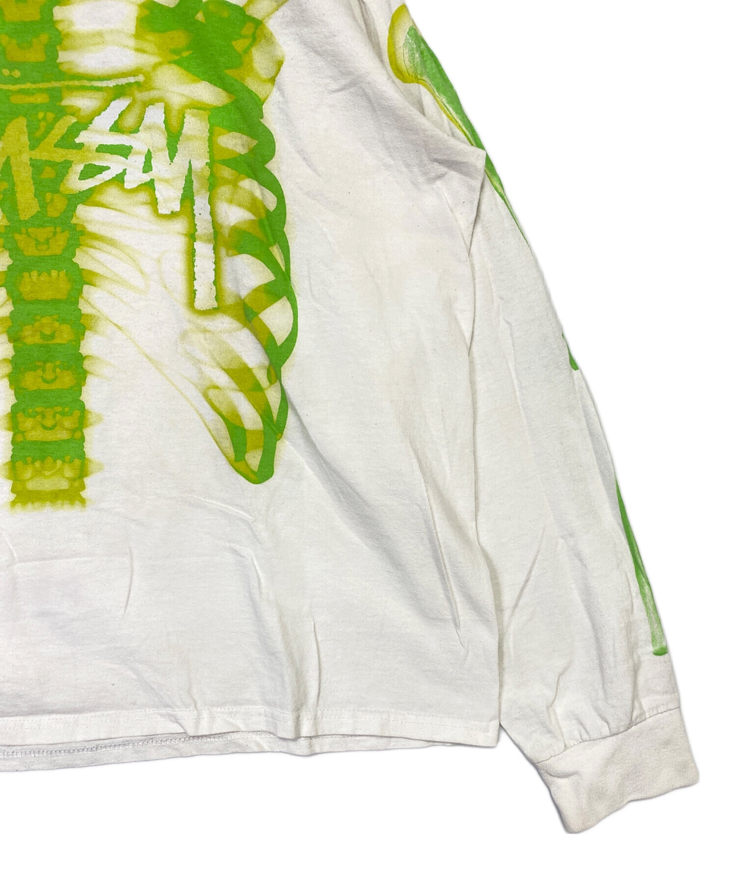 中古・古着通販】stussy (ステューシー) RIB CAGE LS TEE ホワイト