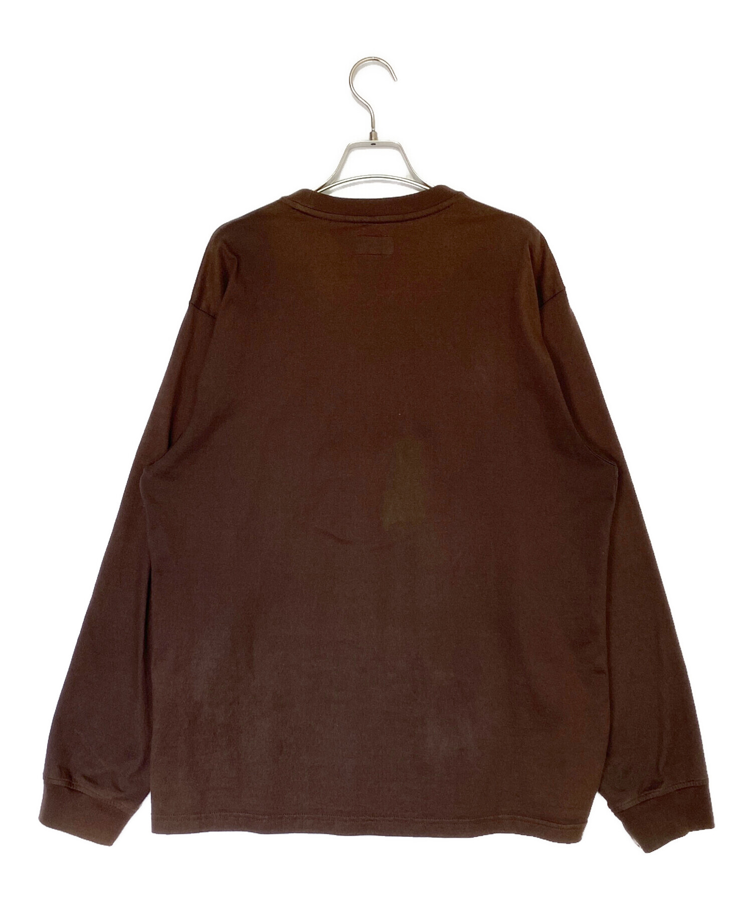 中古・古着通販】SUPREME (シュプリーム) Small Box L/S Tee ブラウン 