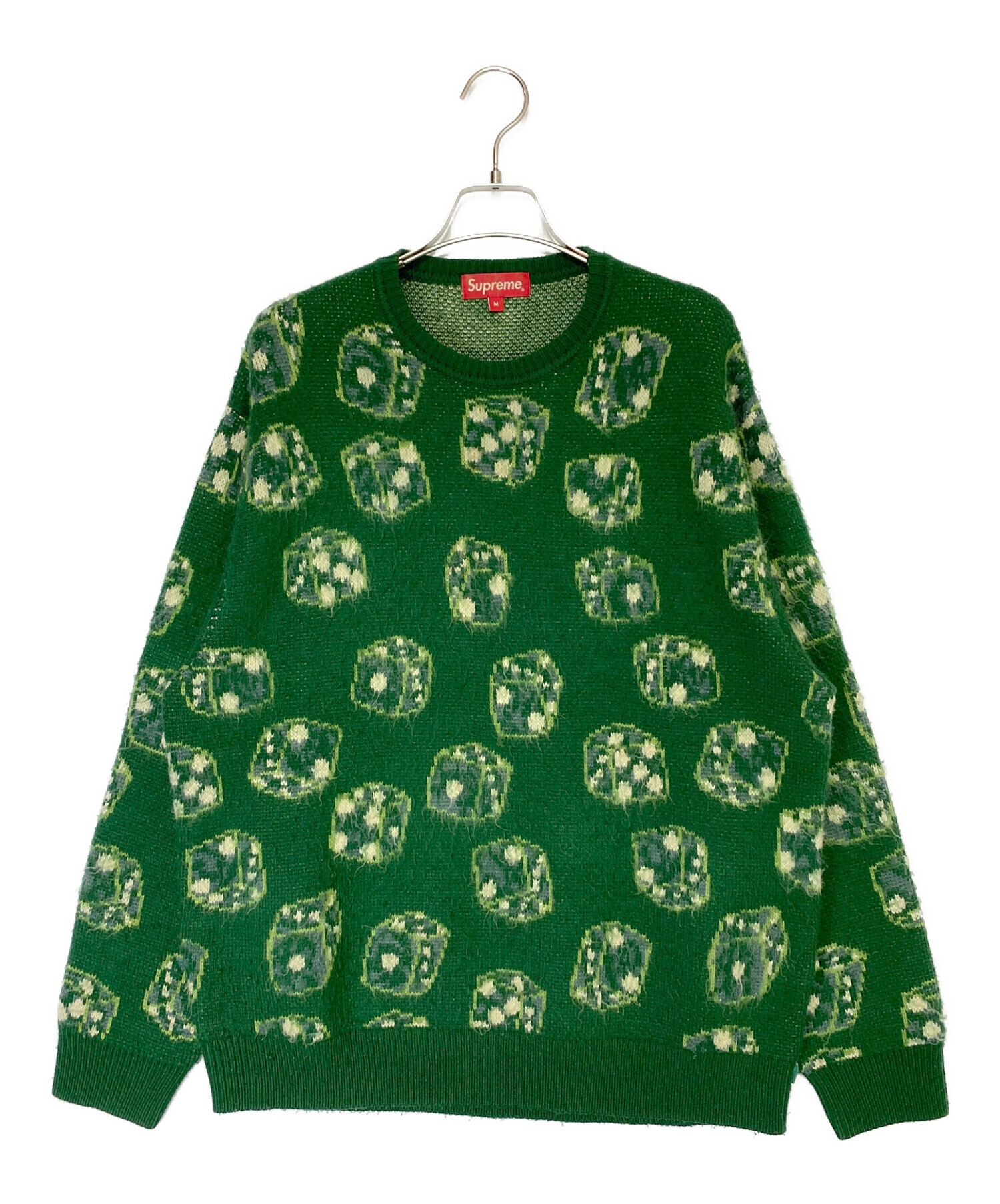 中古・古着通販】SUPREME (シュプリーム) Dice Sweater グリーン 
