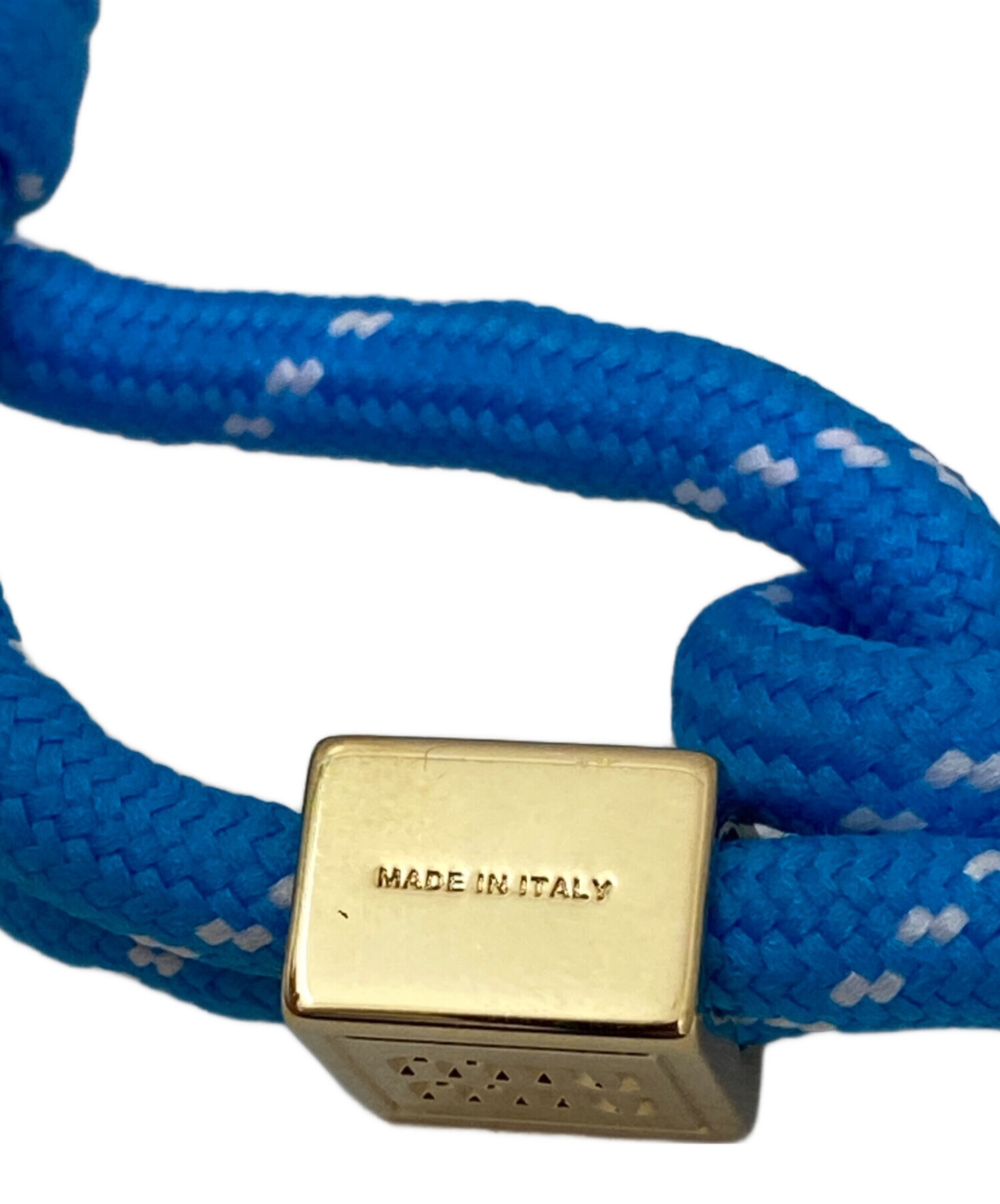 【最終値下げ】miumiu コードブレスレット miu MIUMIU ミュウミュウ ブレスレット 5IB538 3L74 レディース コード