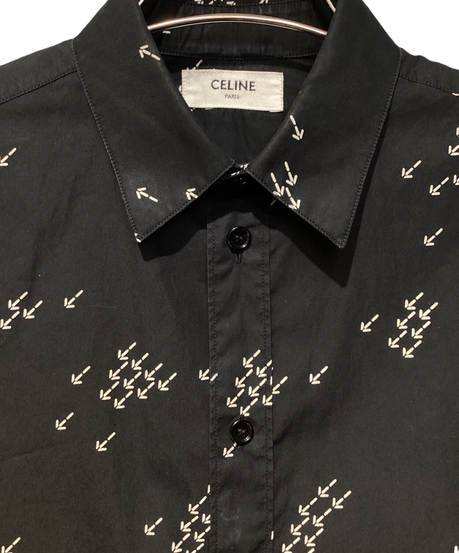 中古・古着通販】CELINE (セリーヌ) アローロゴプリントシャツプリント