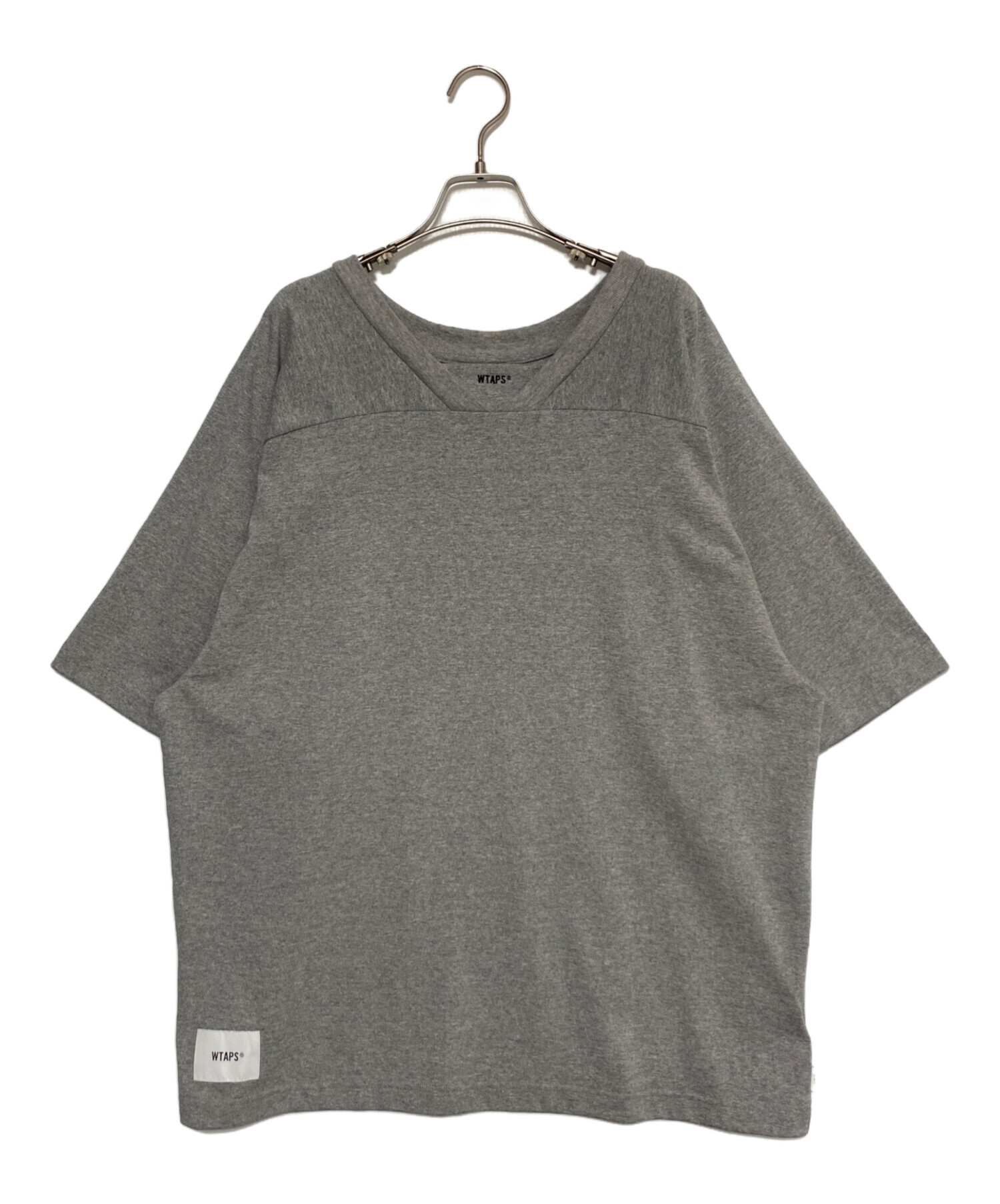 中古・古着通販】WTAPS (ダブルタップス) QB SS/COTTON グレー サイズ 