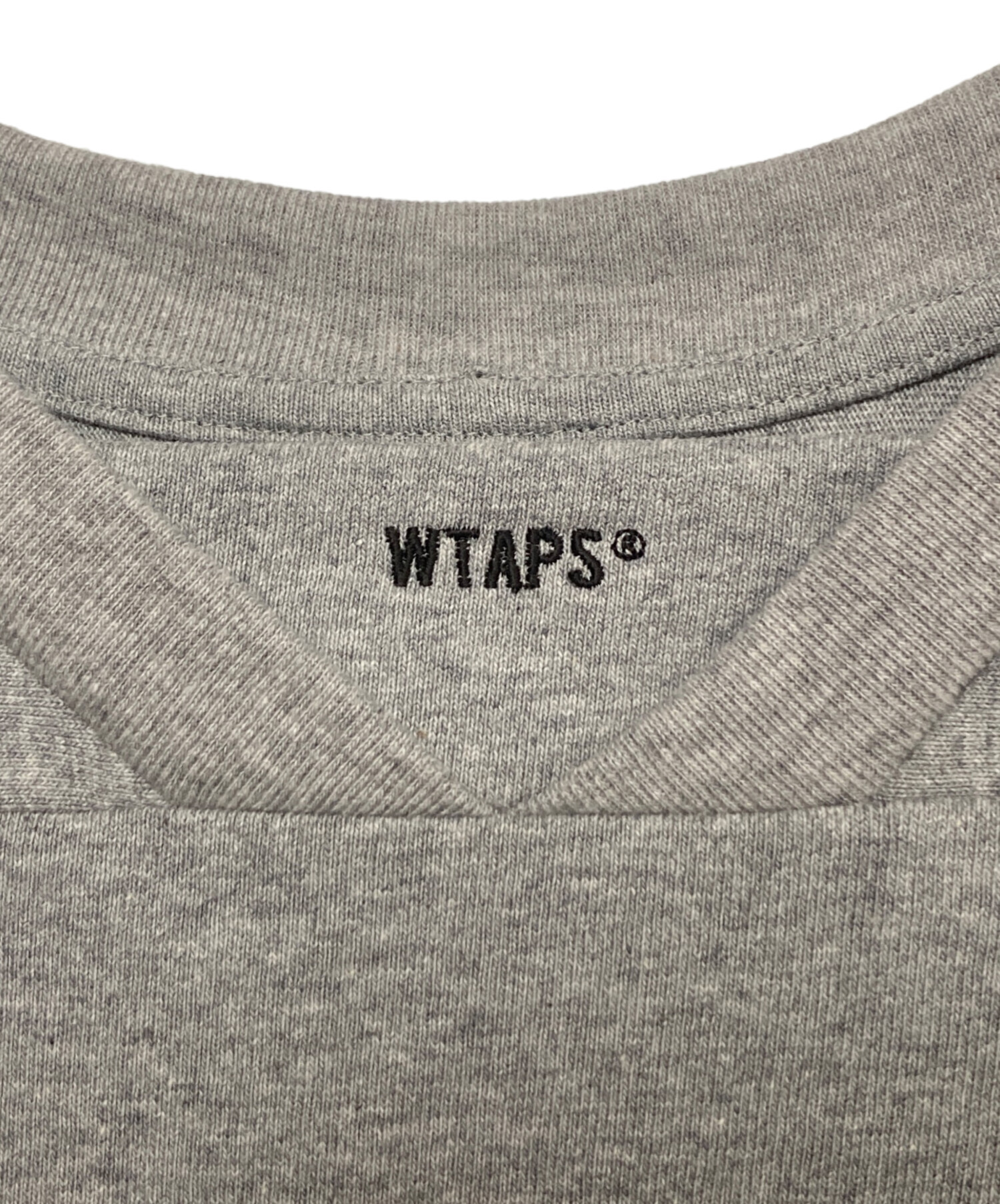 中古・古着通販】WTAPS (ダブルタップス) QB SS/COTTON グレー サイズ 
