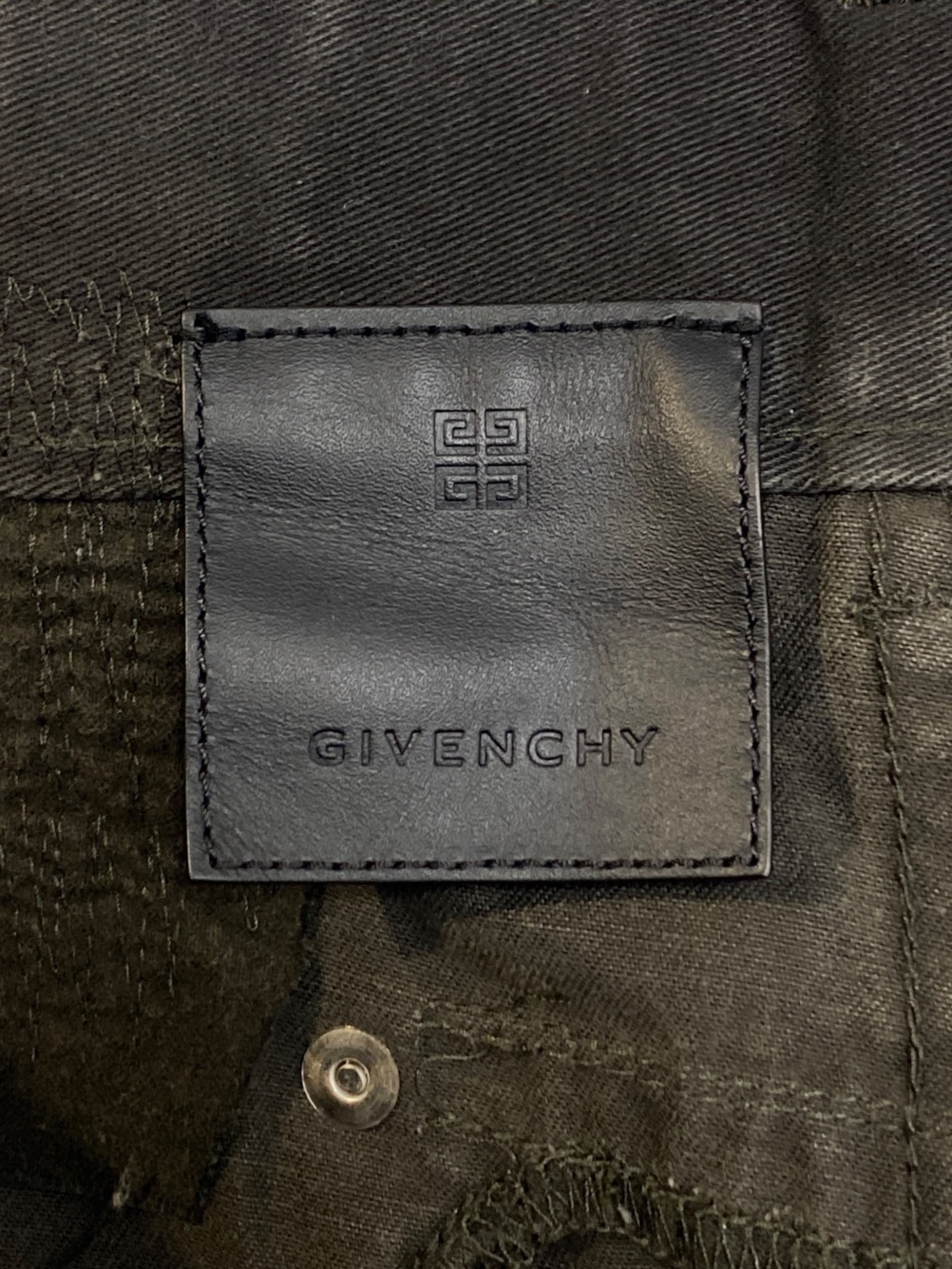 中古・古着通販】GIVENCHY (ジバンシィ) デストロイ加工 モールスキン 