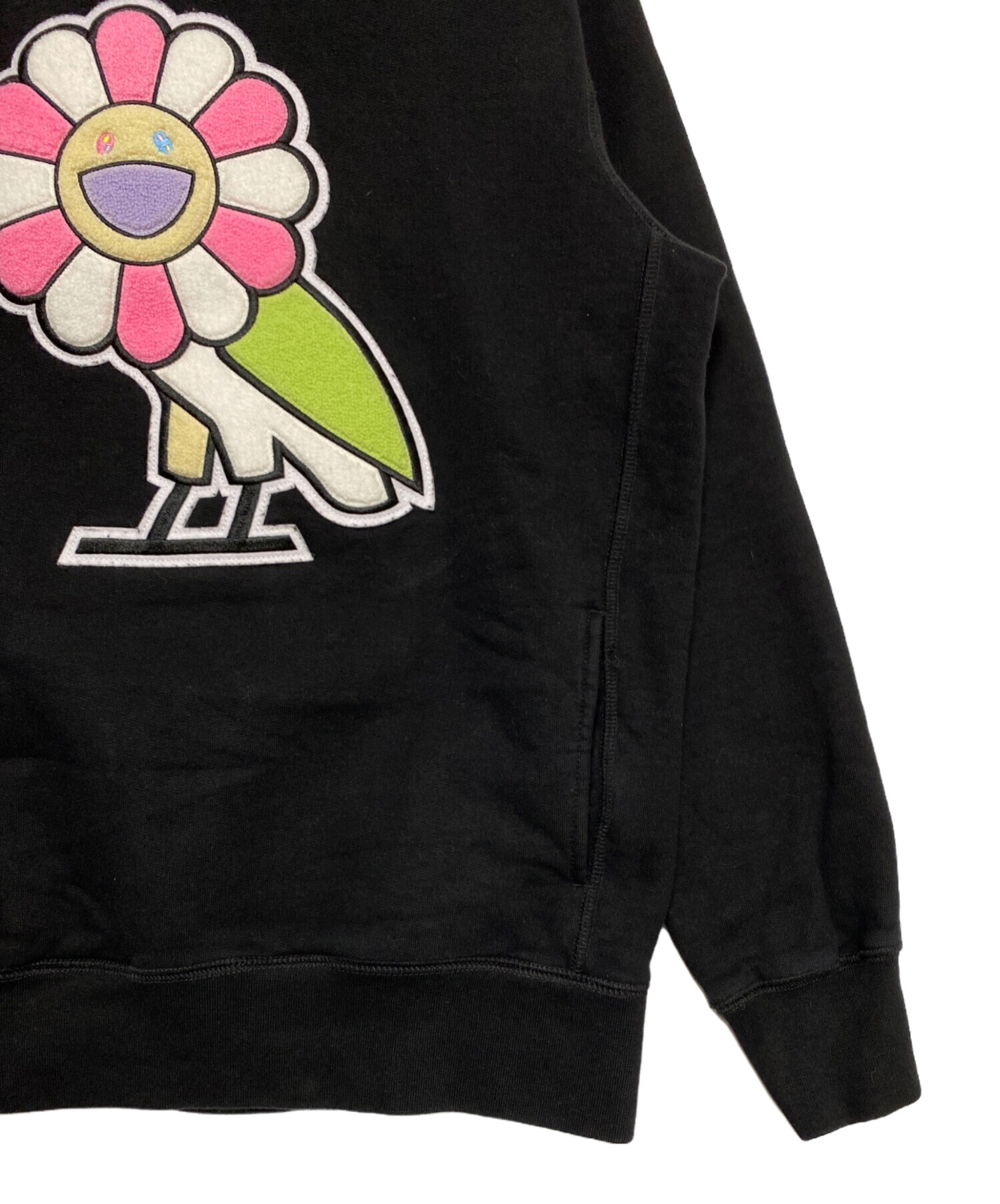 お*ん様 octobersveryown 村上隆　コラボ限定パーカー　ブラック 中古・古着通販】OCTOBERS VERY OWN (オクトーバーズ ベリー オウン