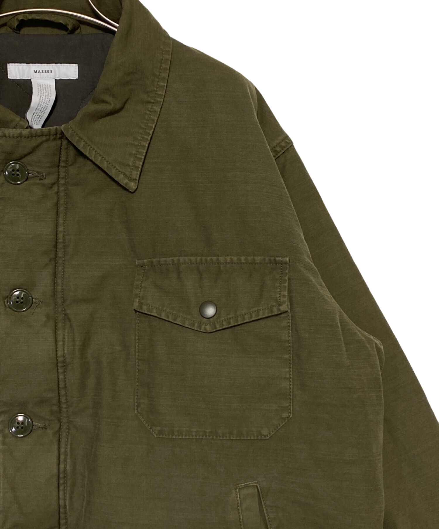 中古・古着通販】MASSES (マシス) A-2 DECK JKT 9 サイズ:M｜ブランド