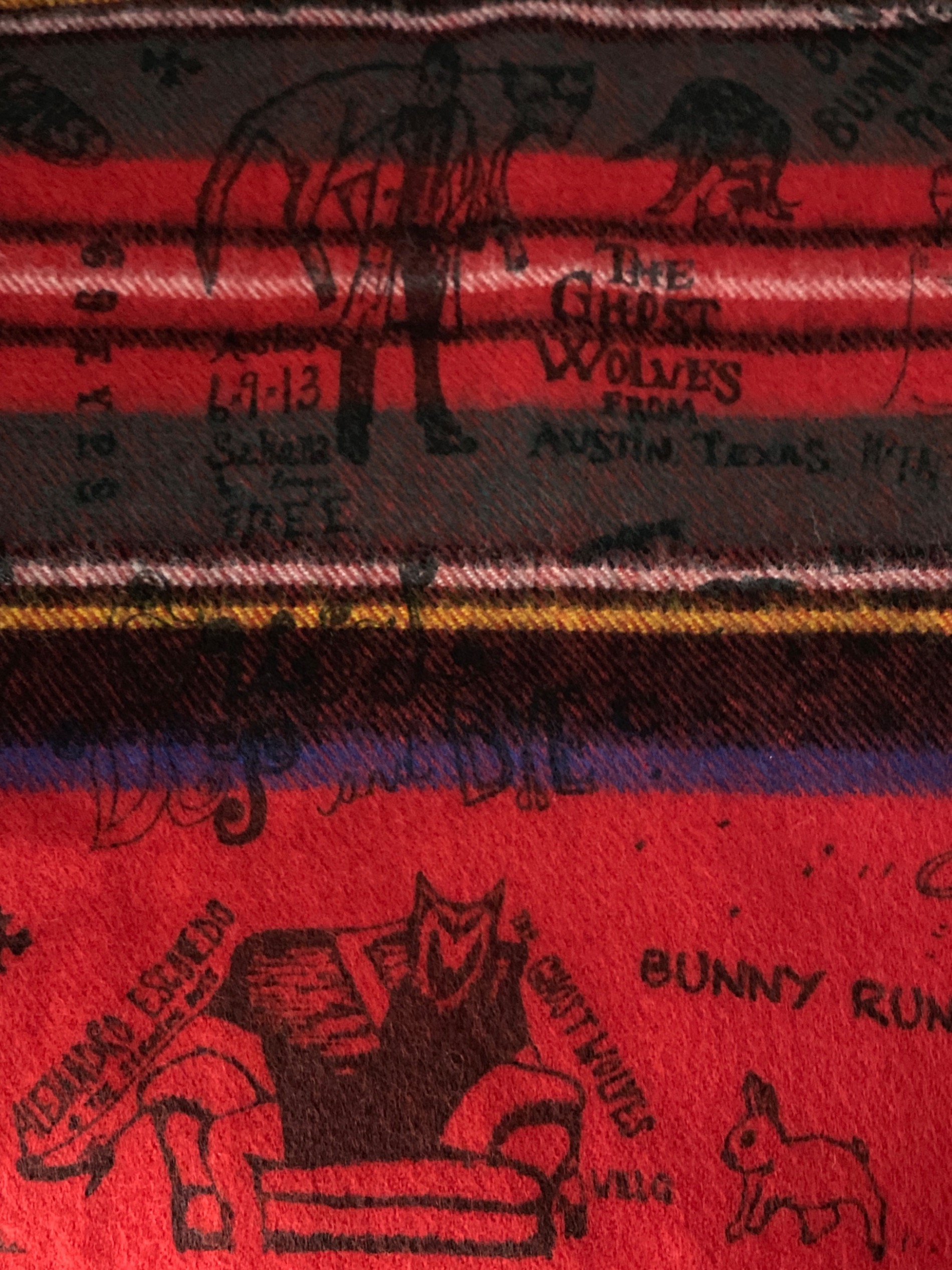 レア美品 ✨ヒステリックグラマー ジョンスコットマフラー ウール ヒスガール 中古・古着通販】Hysteric Glamour (ヒステリックグラマー) John Scott