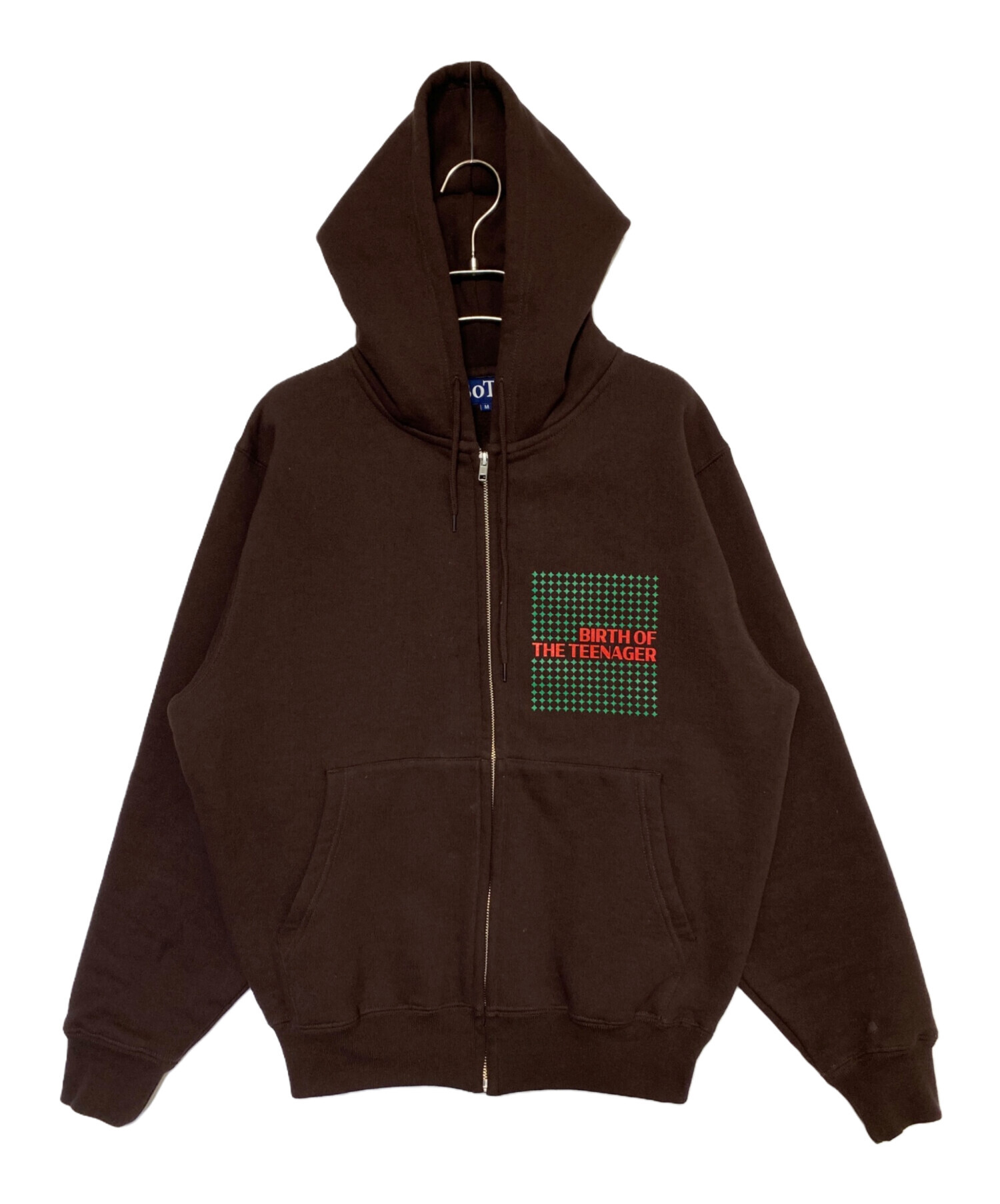 中古・古着通販】BoTT (ボット) Embassy Zip Hoodie ブラウン サイズ:M 