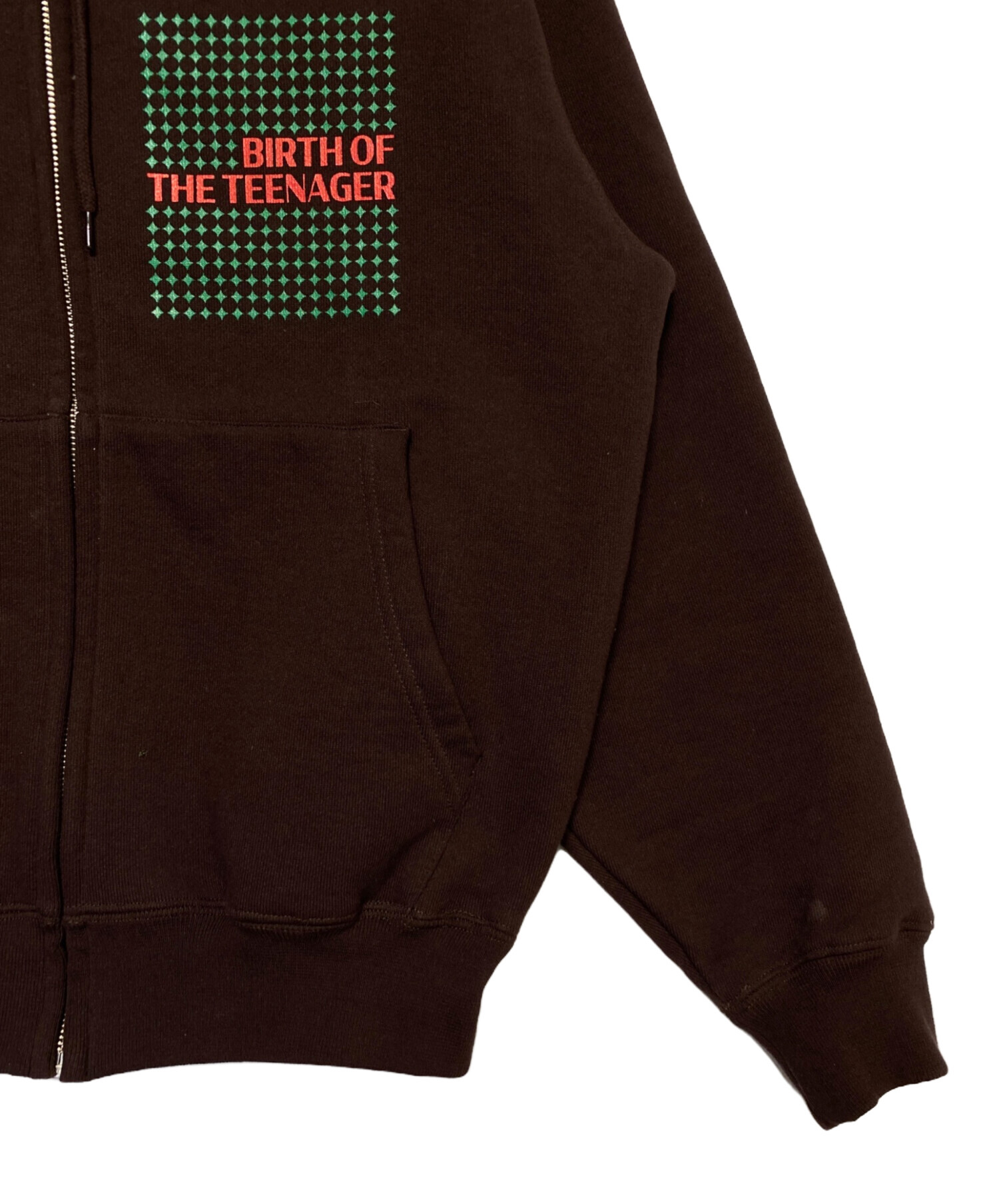中古・古着通販】BoTT (ボット) Embassy Zip Hoodie ブラウン サイズ:M 