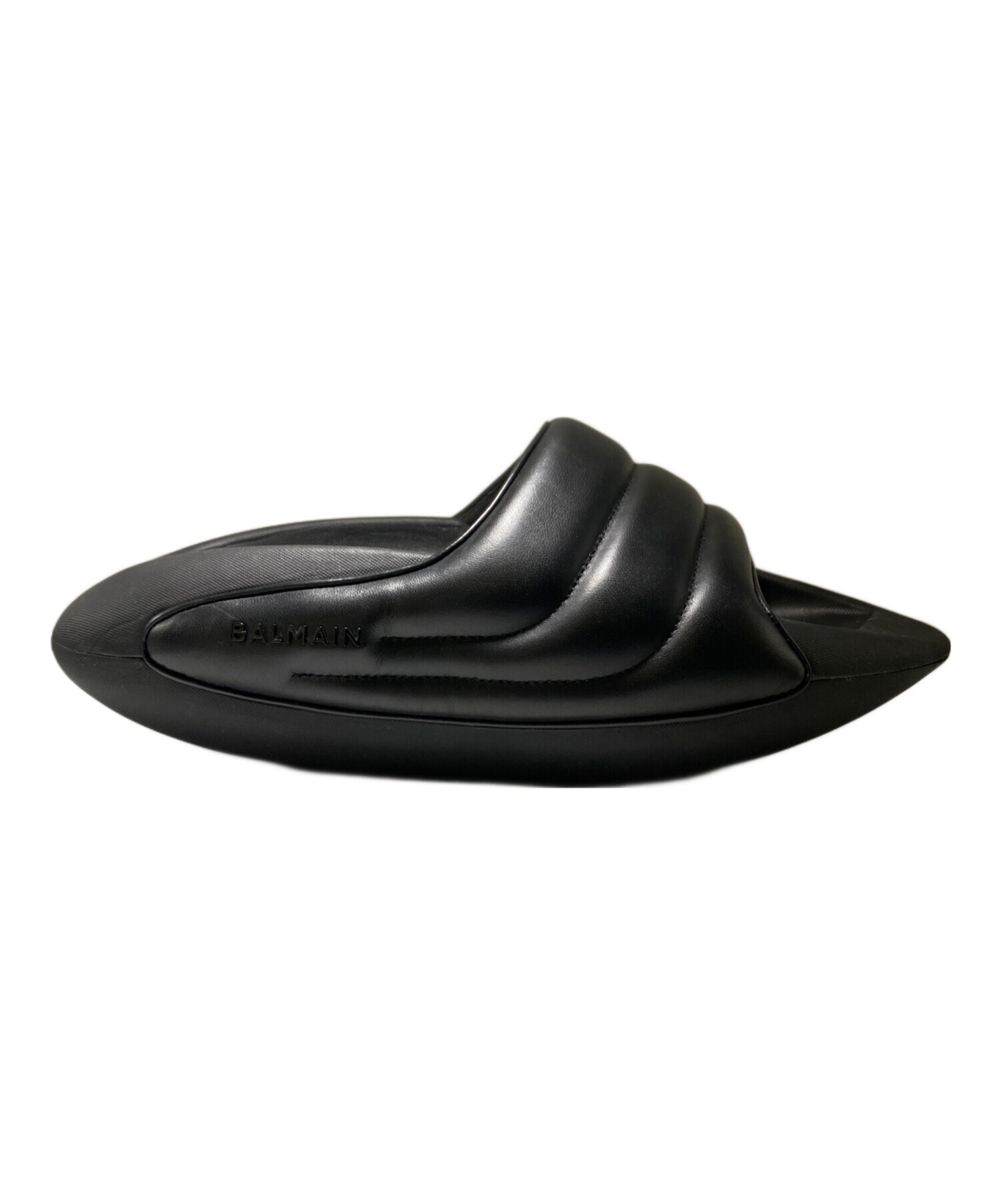 中古・古着通販】BALMAIN (バルマン) B-IT Quilted Slides Sandals