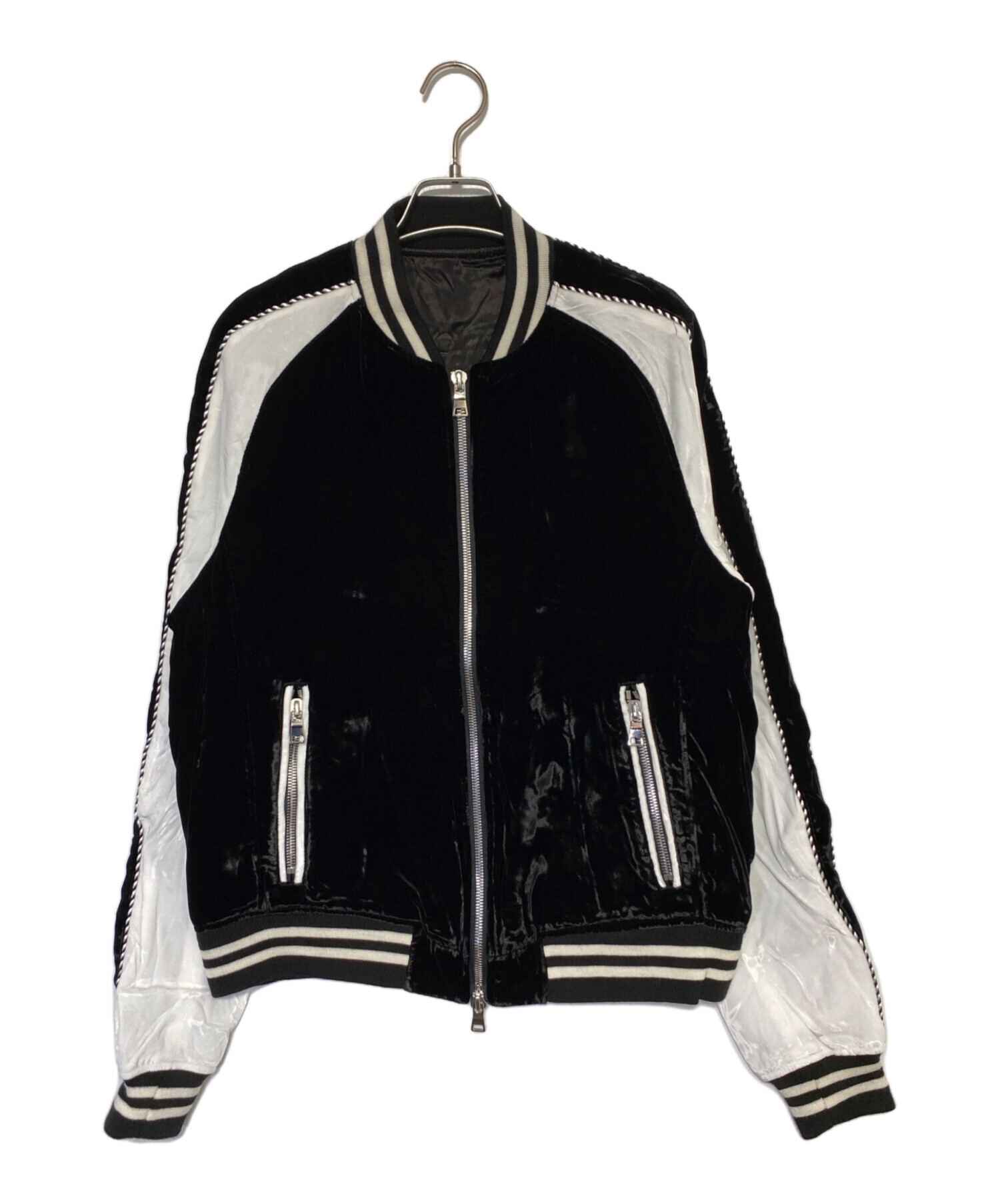 BALMAIN（バルマン）トラックジャケット 中古・古着通販】BALMAIN (バルマン) バックロゴベロアジップアップ
