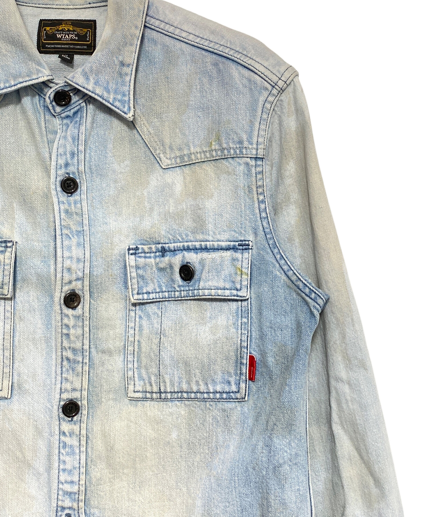 WTAPS WTAPS ダブルタップス シャツ サイズ:S / 00s オンブレチェック 