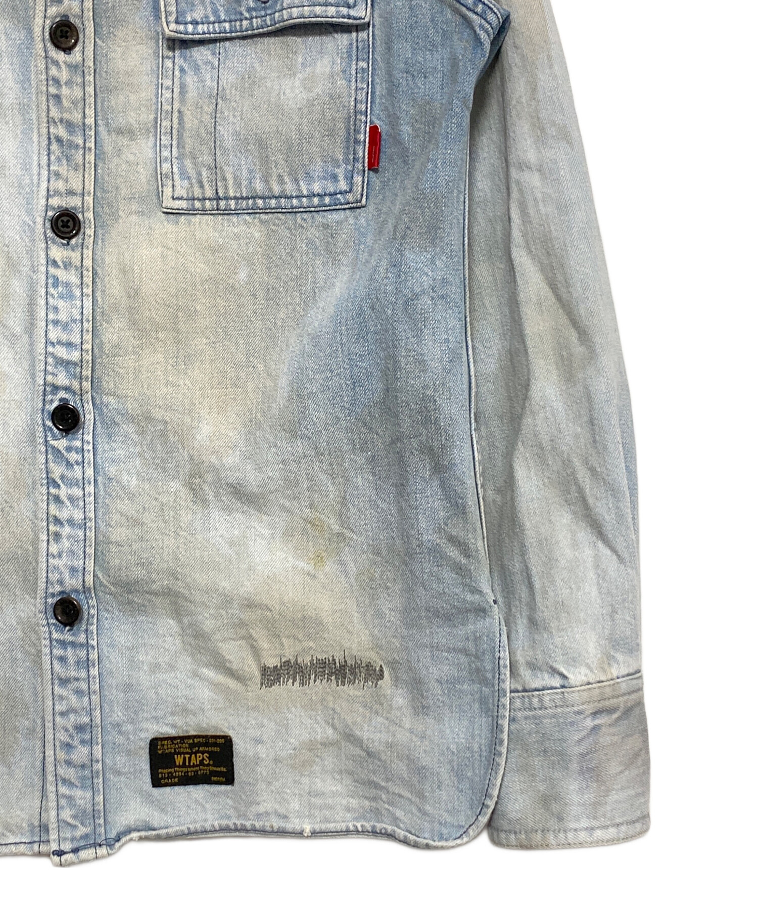 中古・古着通販】WTAPS (ダブルタップス) ALLMAN/SHIRT.COTTON.DENIM 