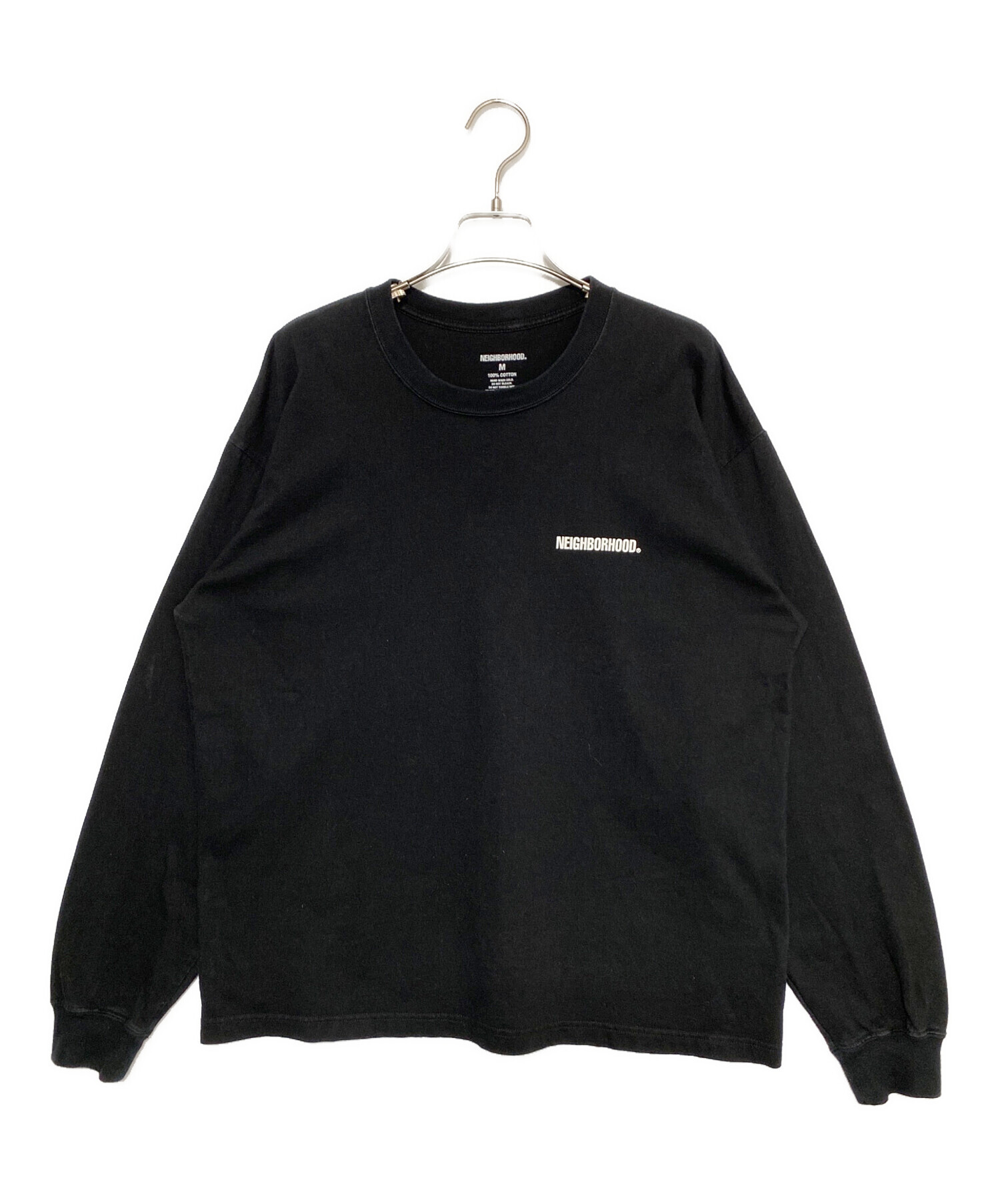 中古・古着通販】NEIGHBORHOOD (ネイバーフッド) NH.TEE LS-1 ブラック 