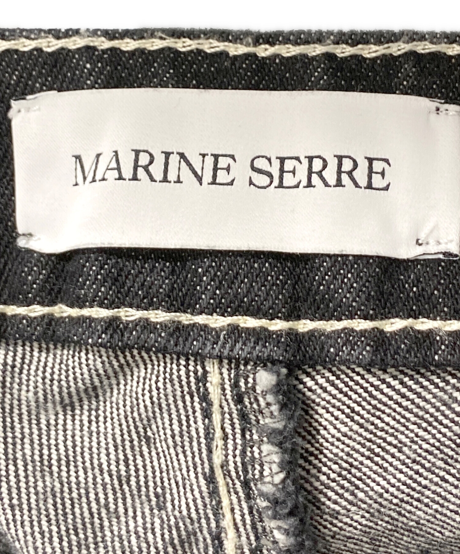 中古・古着通販】MARINE SERRE (マリーンセル) MOON LASER DENIM 