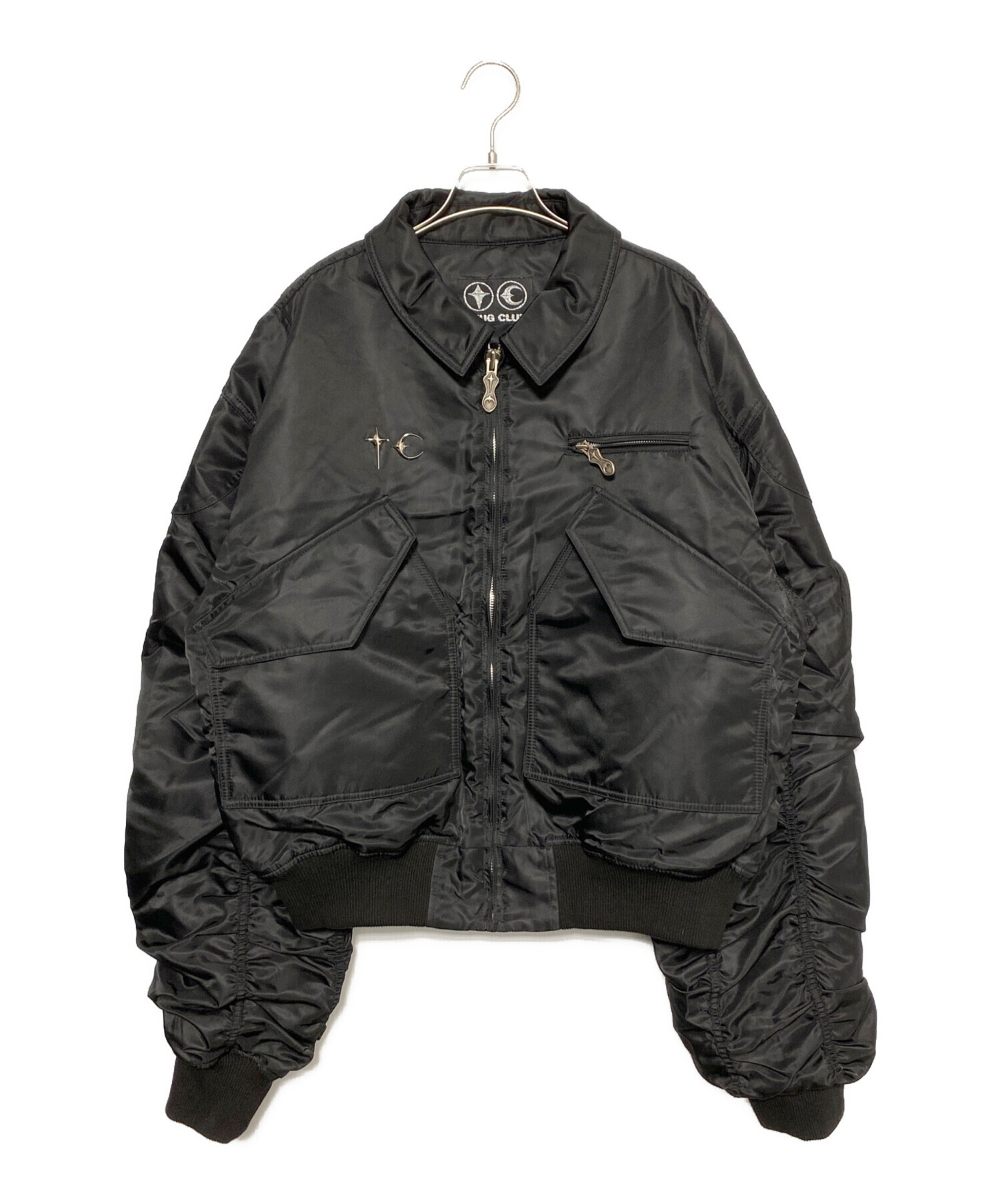 中古・古着通販】THUG CLUB (サグ クラブ) NYLON STUDDED BOMBER