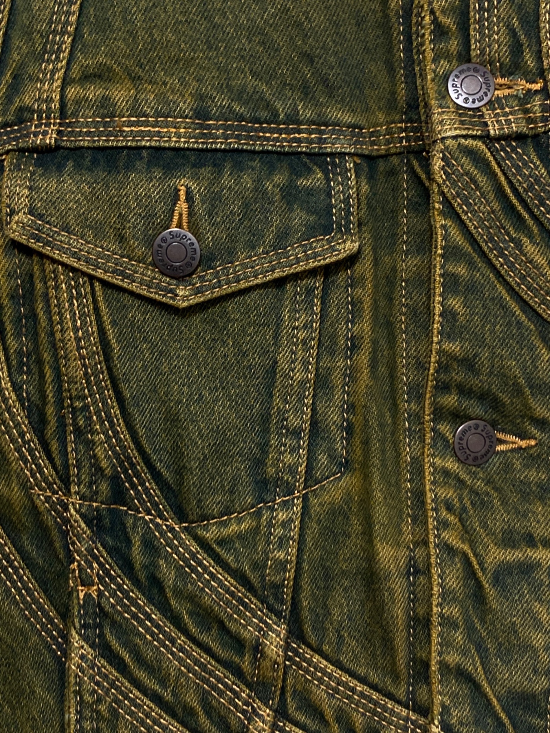 中古・古着通販】SUPREME (シュプリーム) S Logo Denim Trucker Jacket