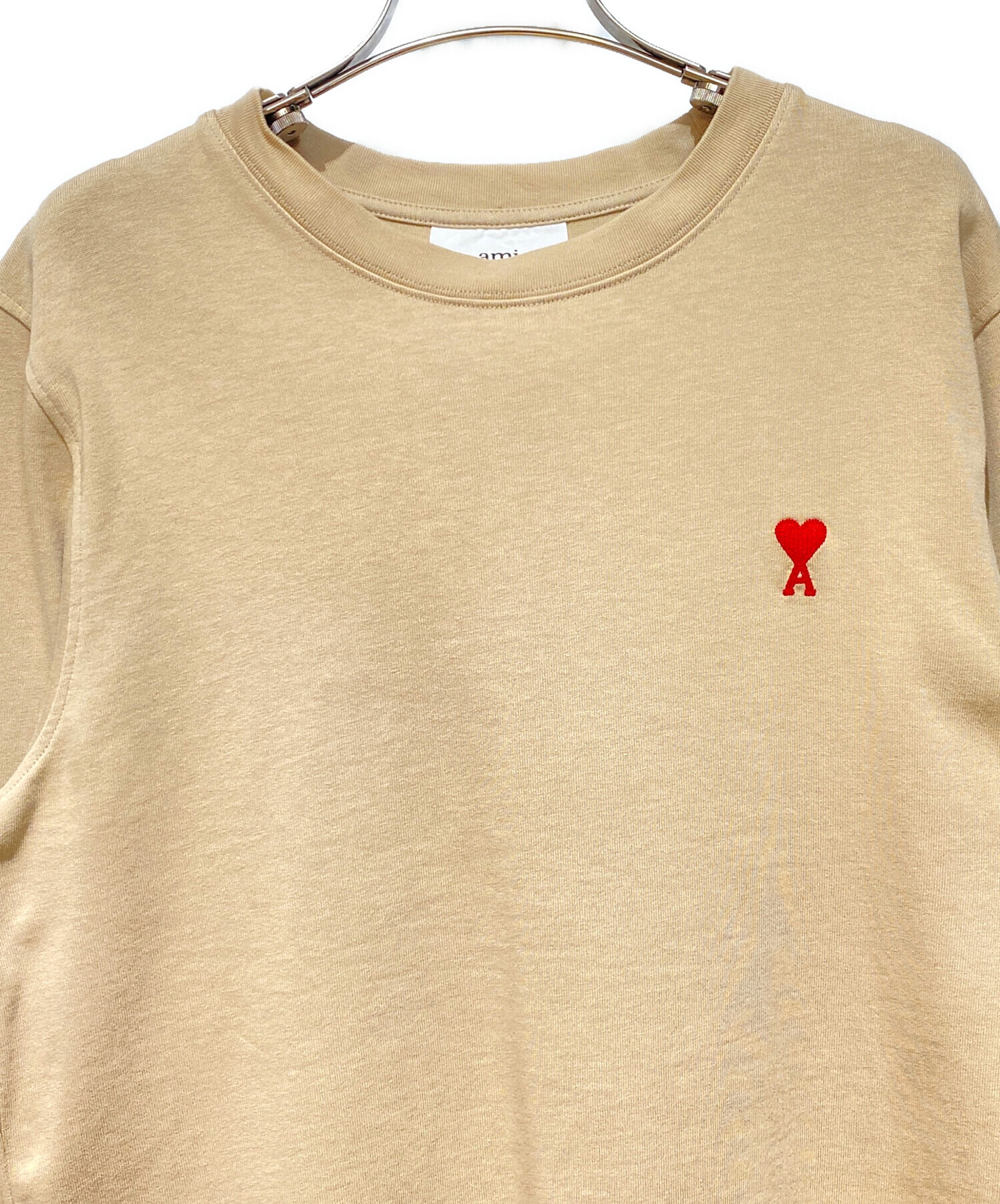 中古・古着通販】AMIPARIS (アミパリス) ハートロゴ入り長袖Tシャツ