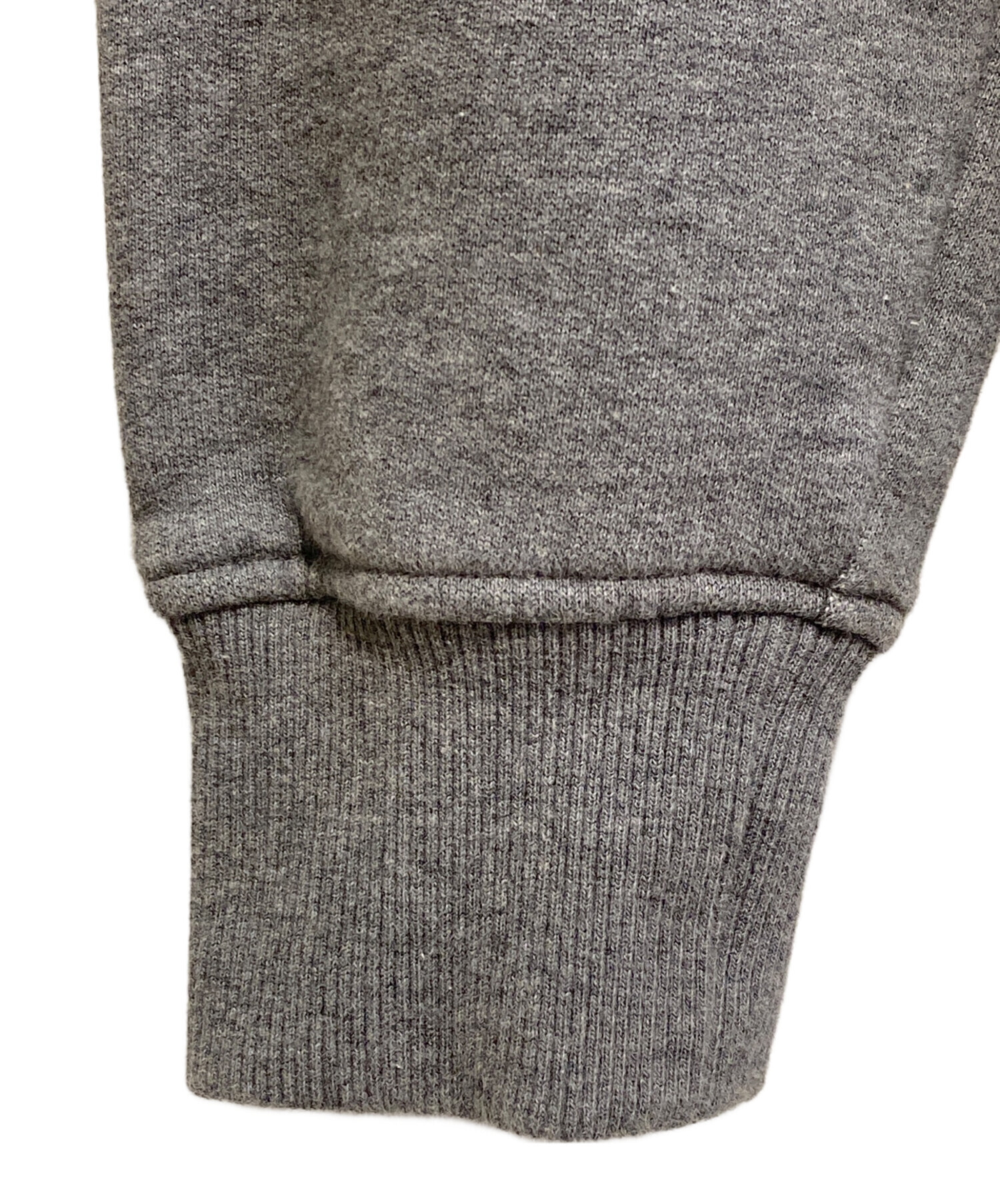 中古・古着通販】AMIPARIS (アミパリス) ロゴスウェットシャツ グレー 