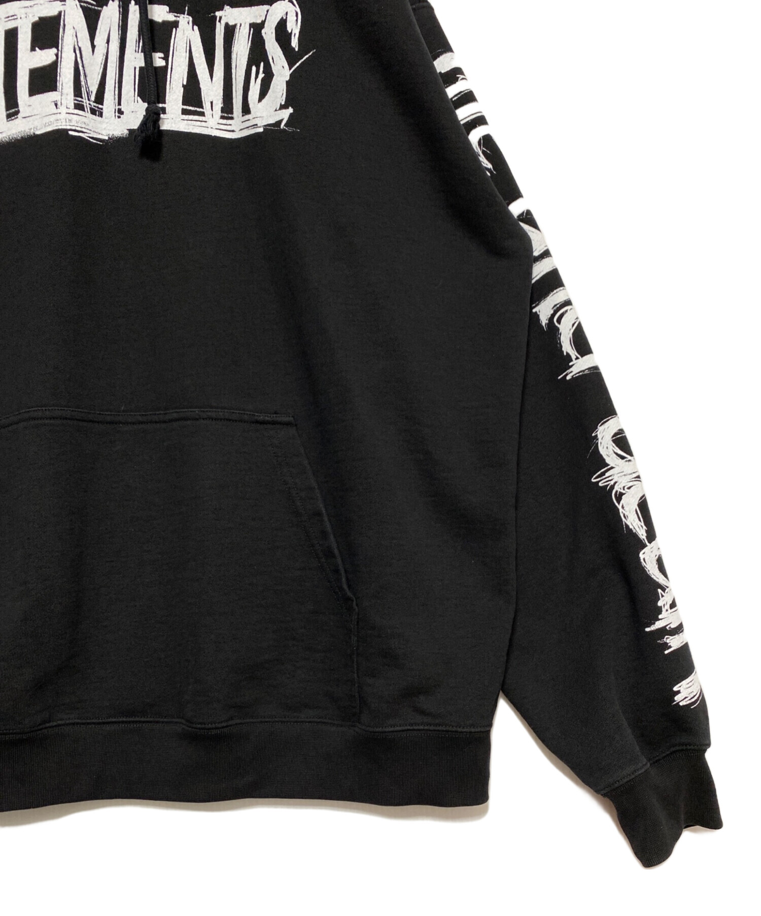 最終値下げ★国内正規購入タグ・袋付き ヴェトモンVETEMENTS サンダル 中古・古着通販】VETEMENTS (ヴェトモン) WORLD TOUR ロゴ フーディ