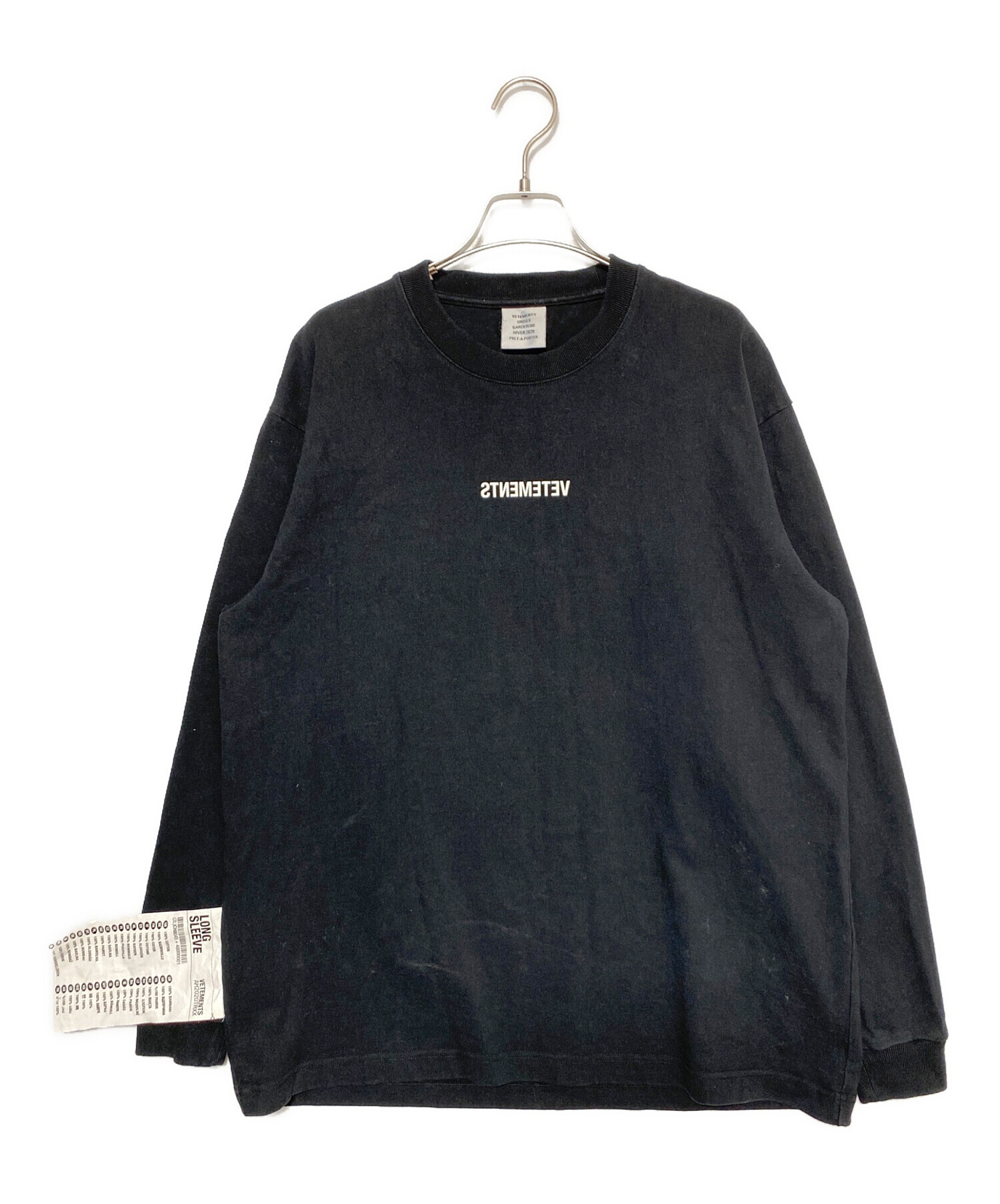 中古・古着通販】VETEMENTS (ヴェトモン) Inverted Logo L/S Tee 