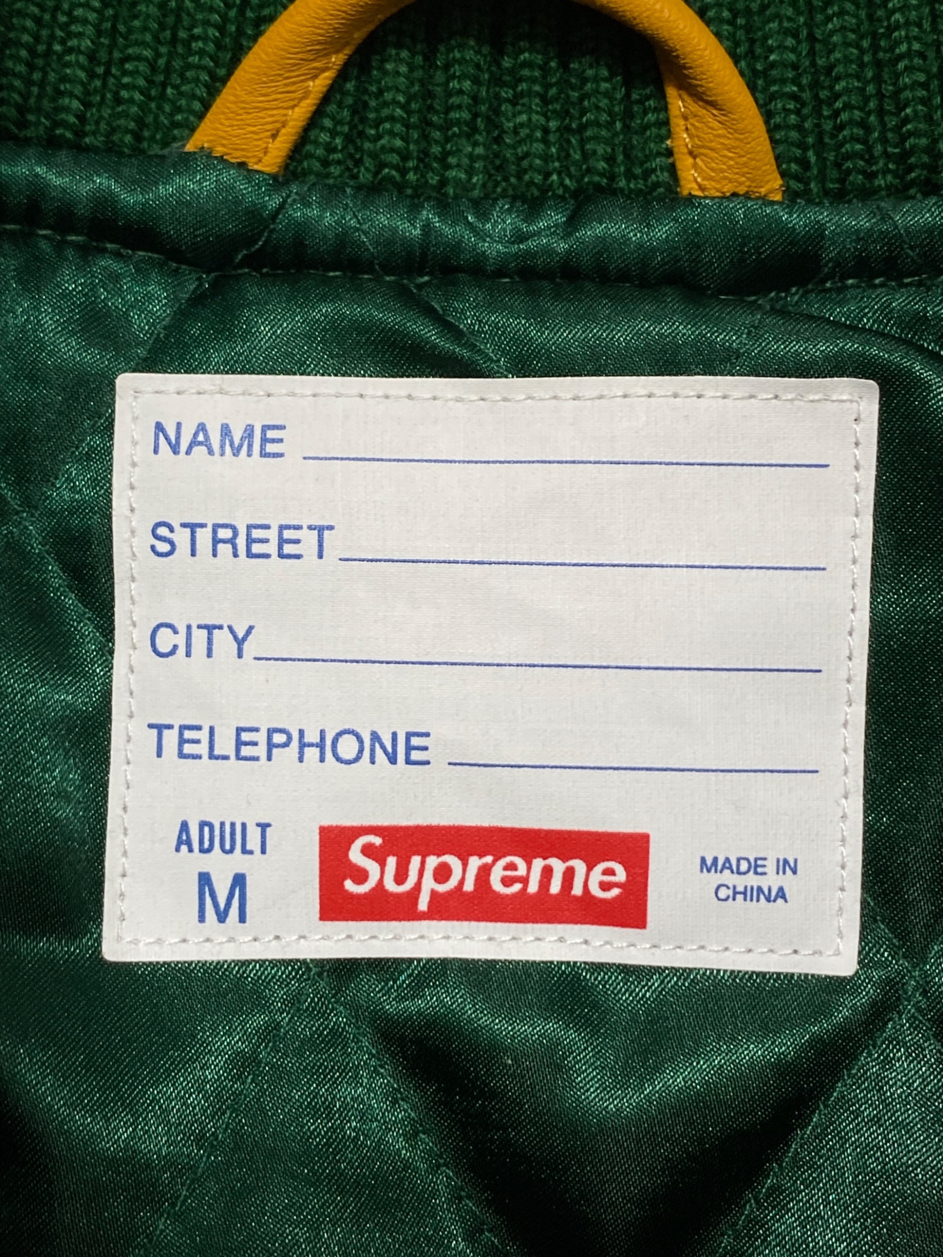 中古・古着通販】SUPREME (シュプリーム) Praises Varsity Jacket