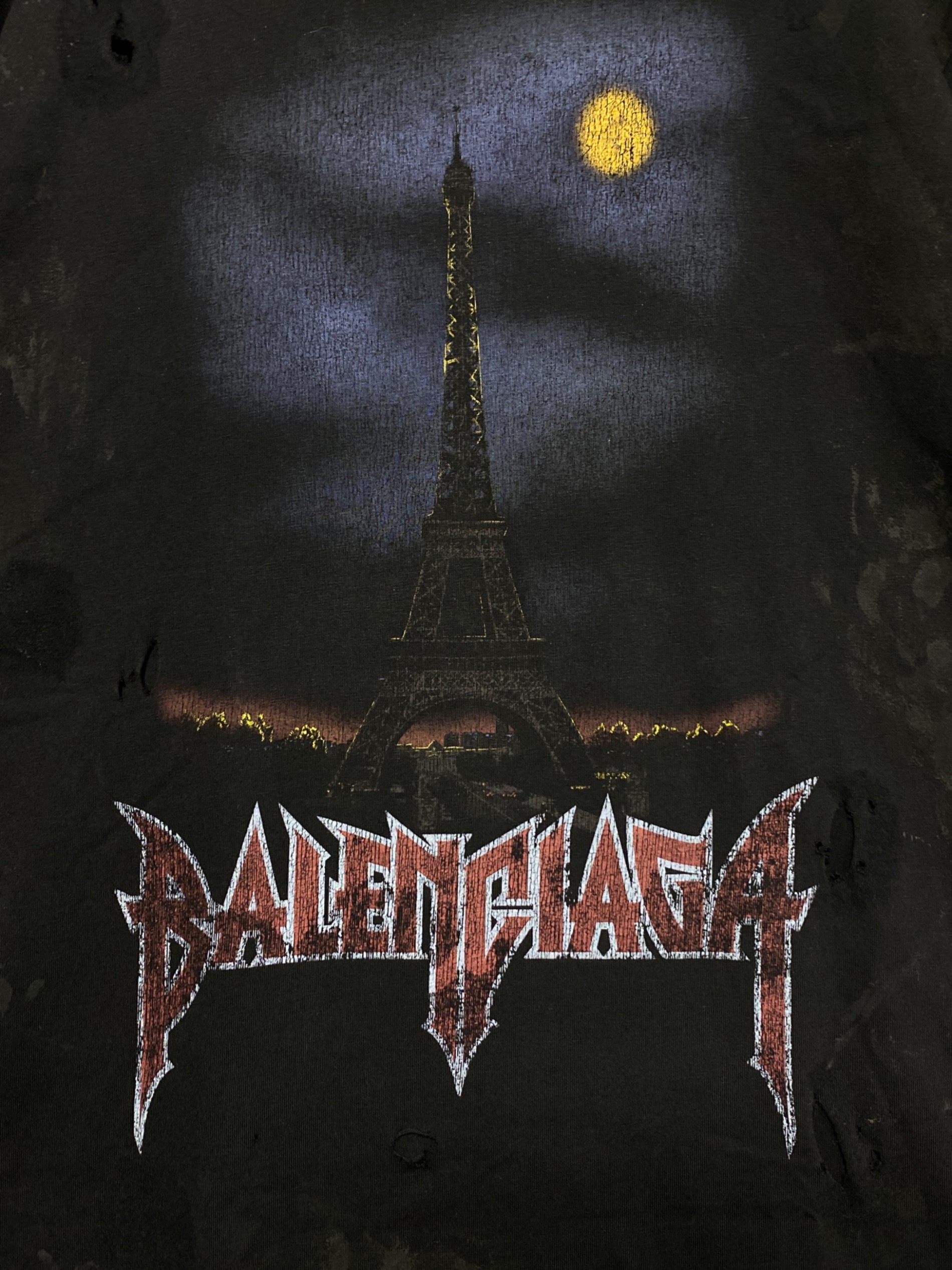 中古・古着通販】BALENCIAGA (バレンシアガ) Paris Moon Oversized Tee