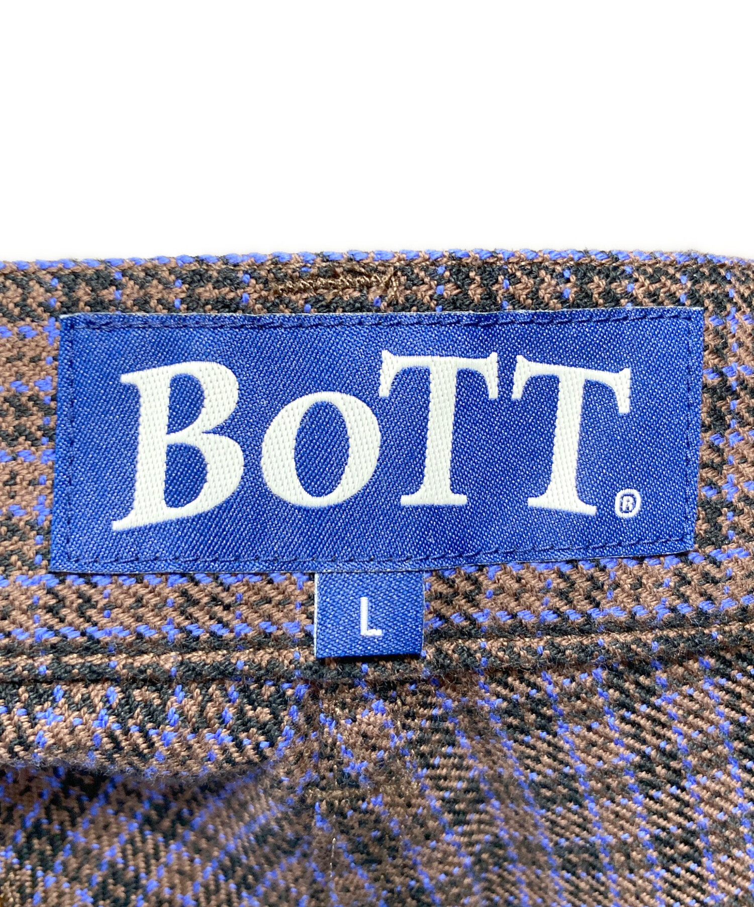 中古・古着通販】BoTT (ボット) Plaid Double Knee Short パープル 