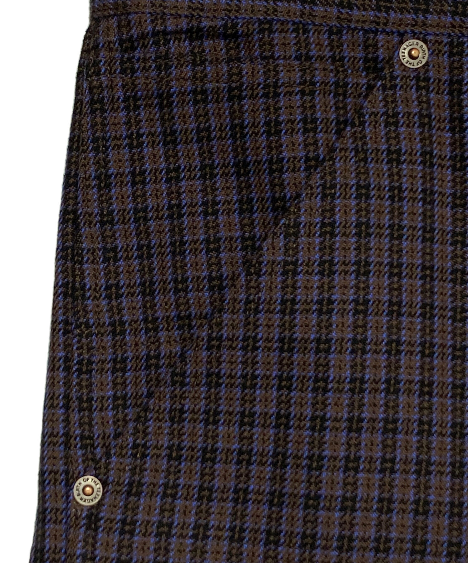 中古・古着通販】BoTT (ボット) Plaid Double Knee Short パープル 