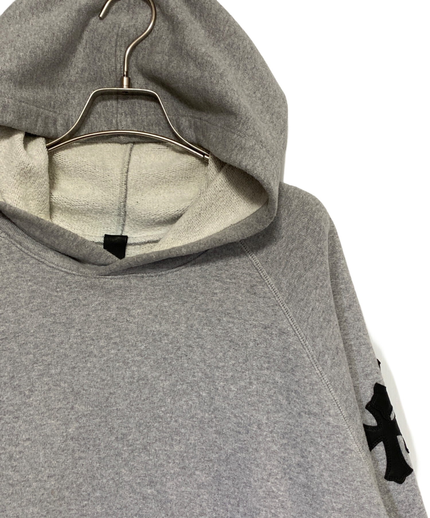 クロムハーツ　パーカー　初期　中古　ＸＬ CHROME HEARTS (クロムハーツ) SWTSHRT HD ZIP CHプラス ジップパーカー ブラック サイズ:SIZE XL