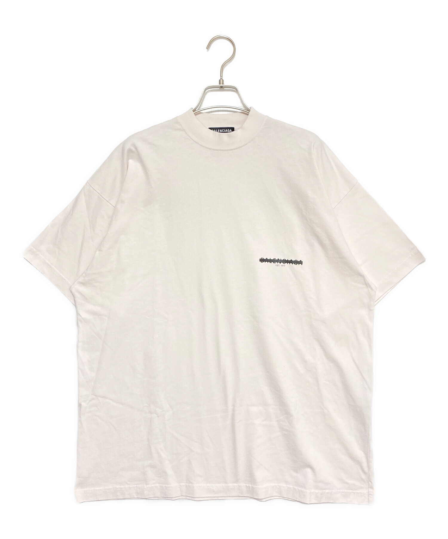 中古・古着通販】BALENCIAGA (バレンシアガ) ロゴTシャツ ホワイト