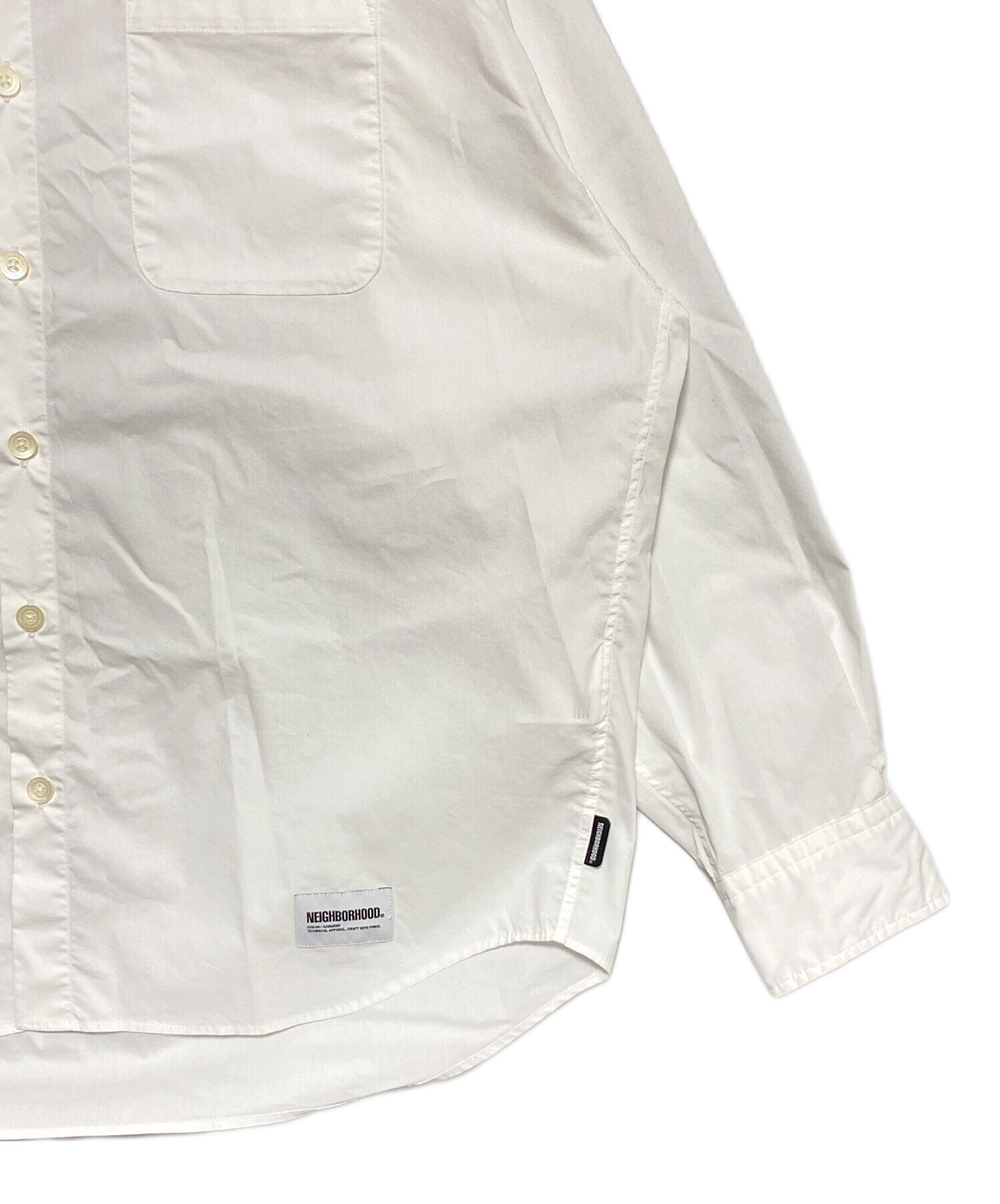 NEIGHBORHOOD ホワイト シャツ Mサイズ 中古・古着通販】NEIGHBORHOOD (ネイバーフッド) シャツ ホワイト