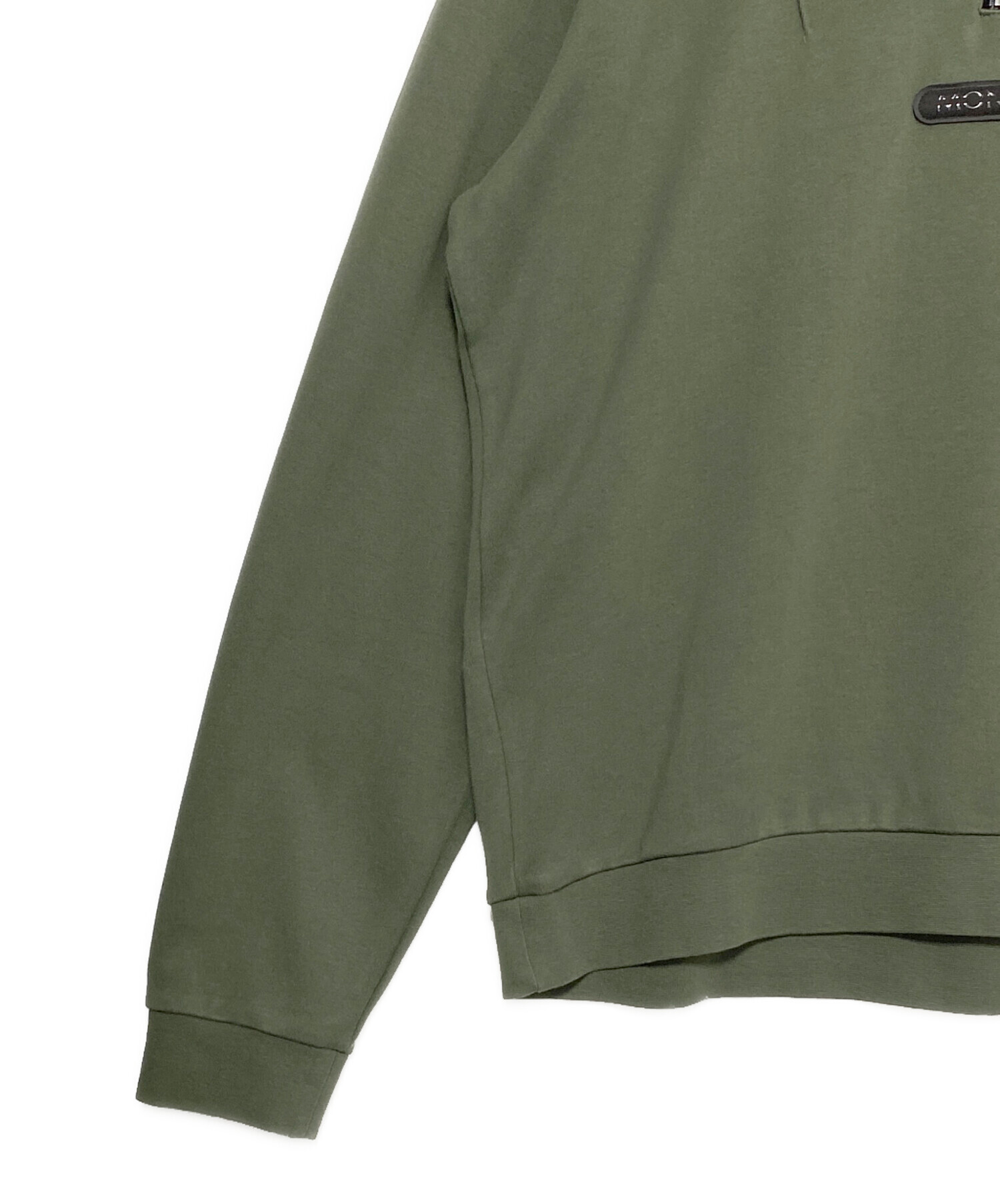中古・古着通販】MONCLER (モンクレール) ロゴワッペンハーフジップ 