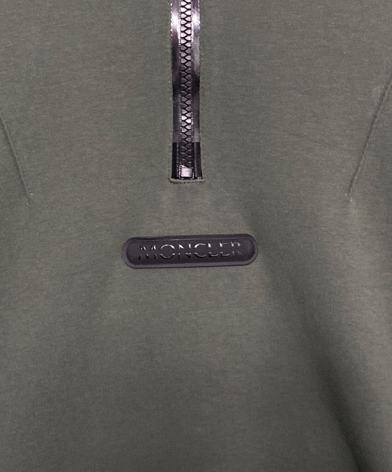 中古・古着通販】MONCLER (モンクレール) ロゴワッペンハーフジップ 
