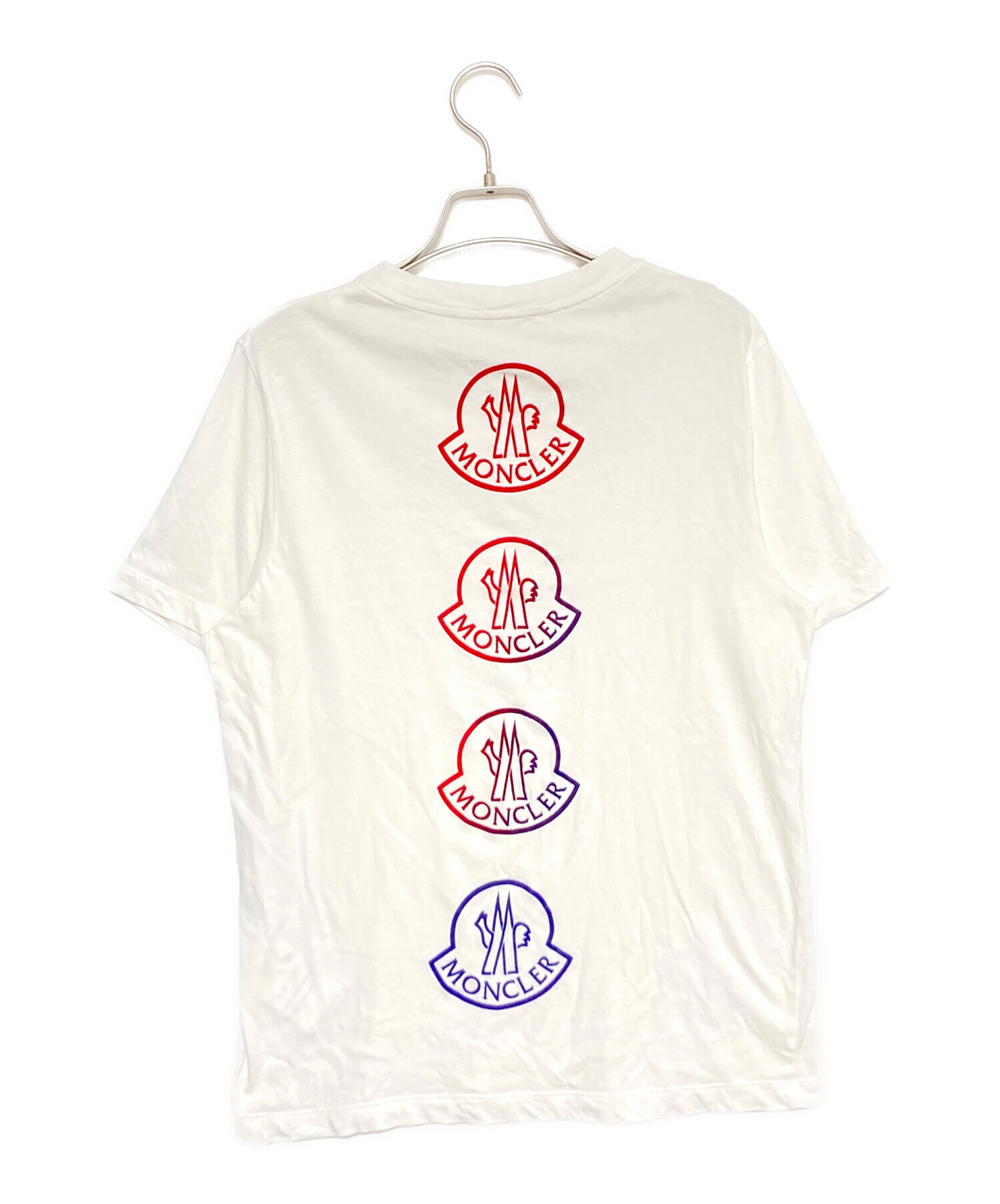 中古・古着通販】MONCLER (モンクレール) MAGLIA T-SHIRT ホワイト 