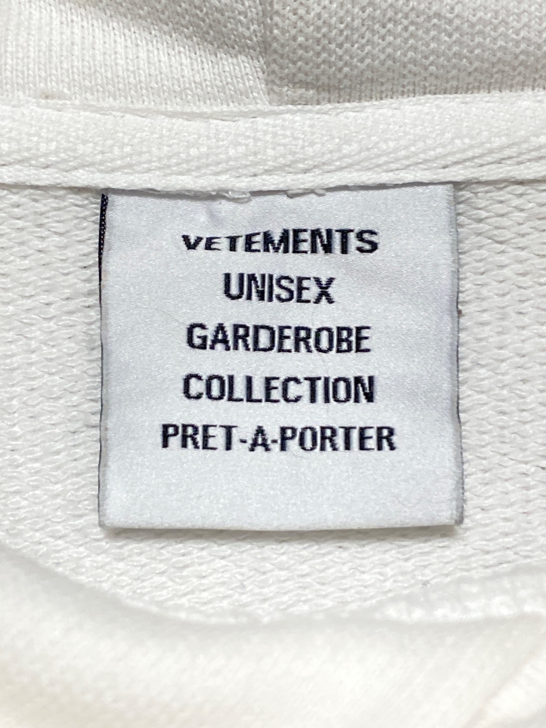 中古・古着通販】VETEMENTS (ヴェトモン) アナーキープリントパーカー 
