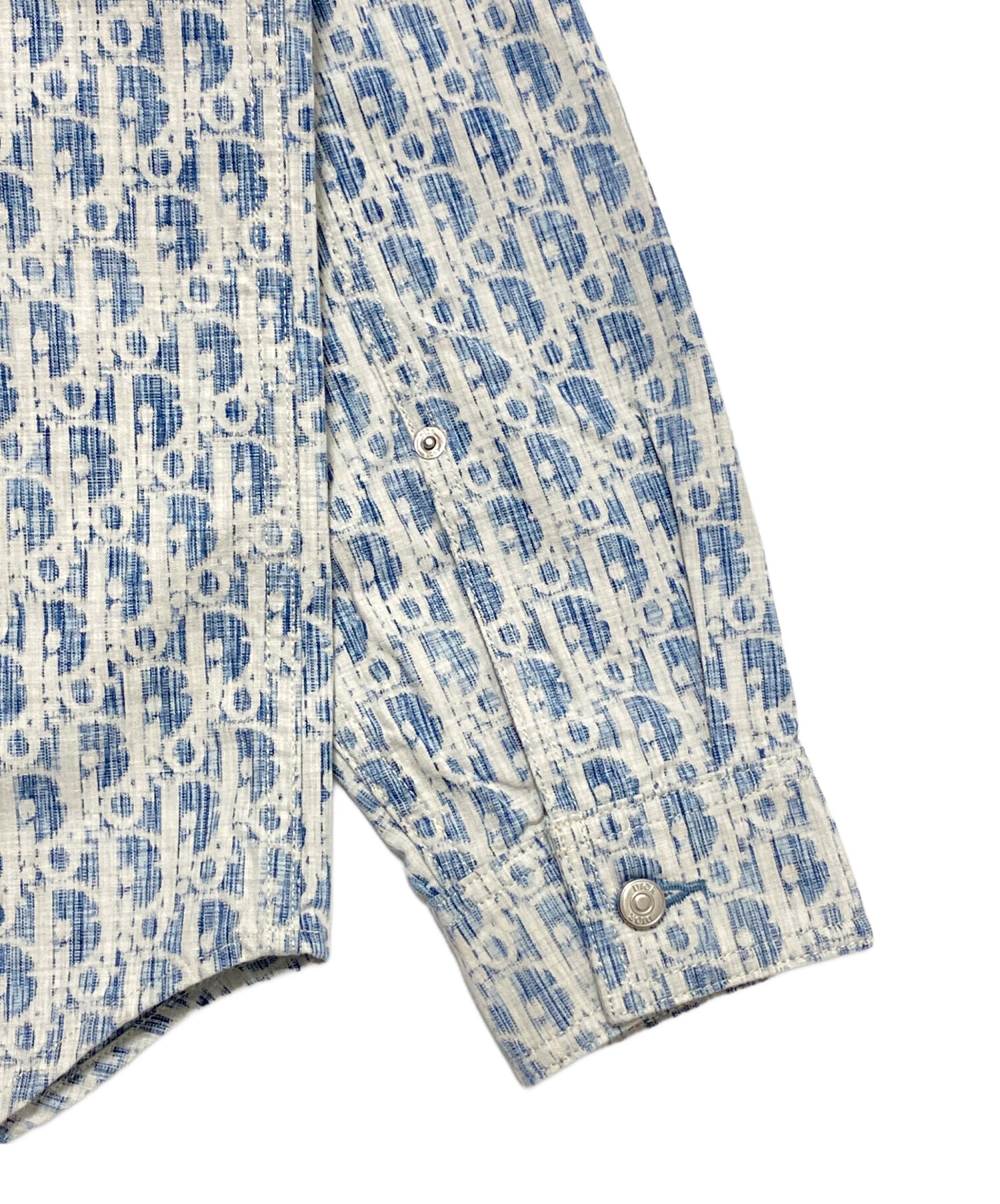 中古・古着通販】Dior (ディオール) オブリーク柄コットンデニムシャツ
