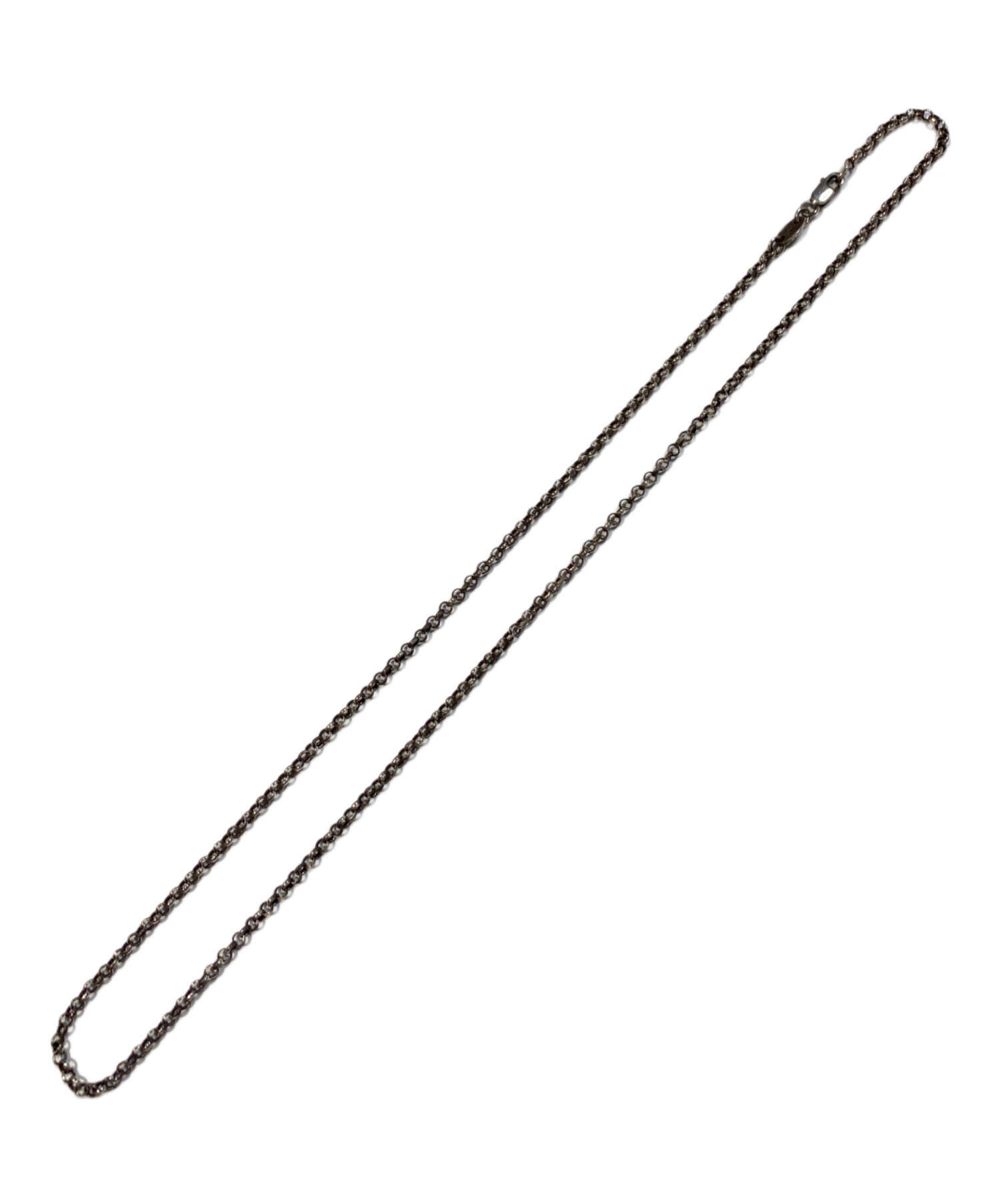 クロムハーツ　ロールチェーン クロムハーツネックレスロールチェーン16インチ（約40.6cm)|クロム