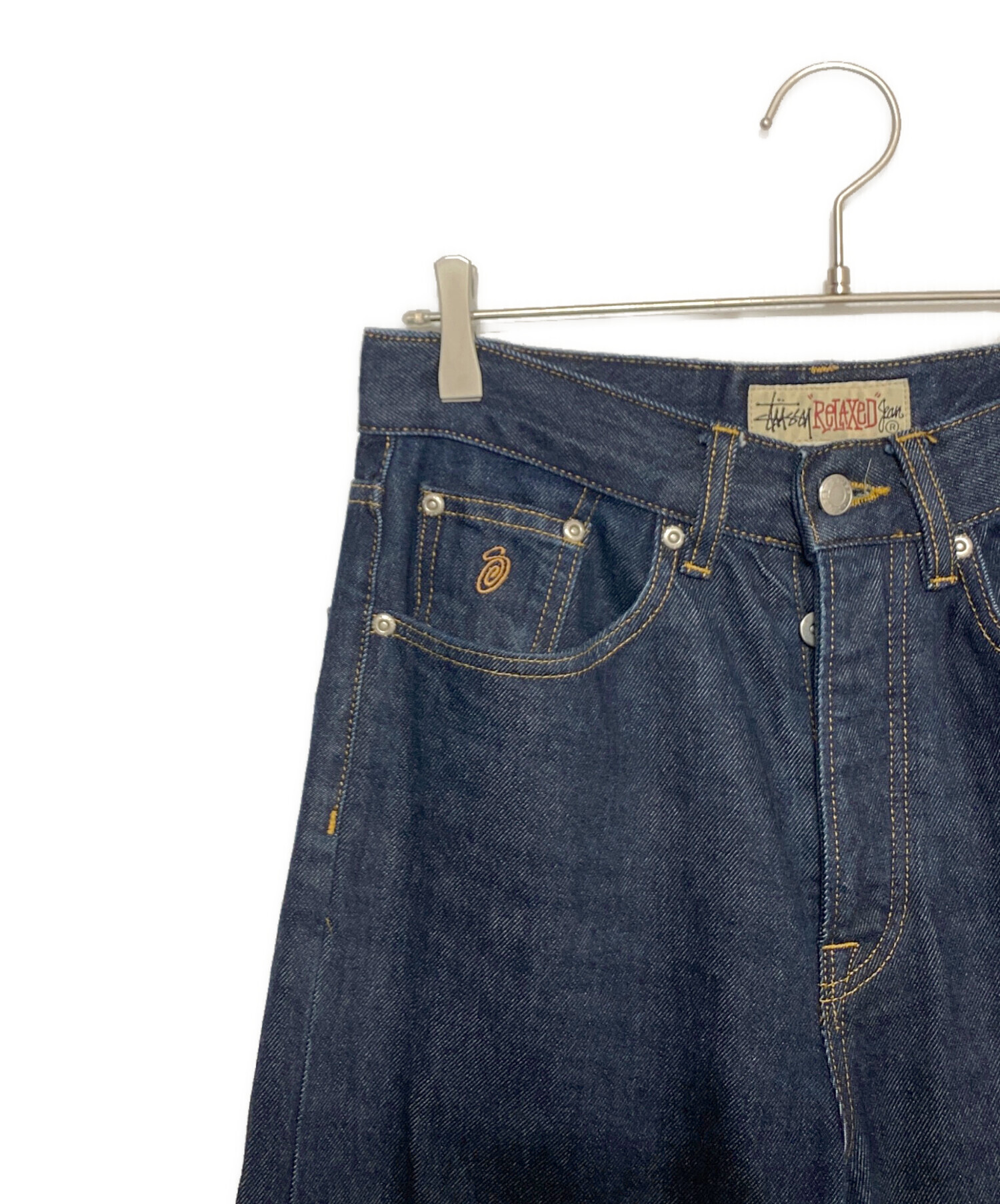 中古・古着通販】stussy (ステューシー) RELAXED JEAN DENIM ネイビー 