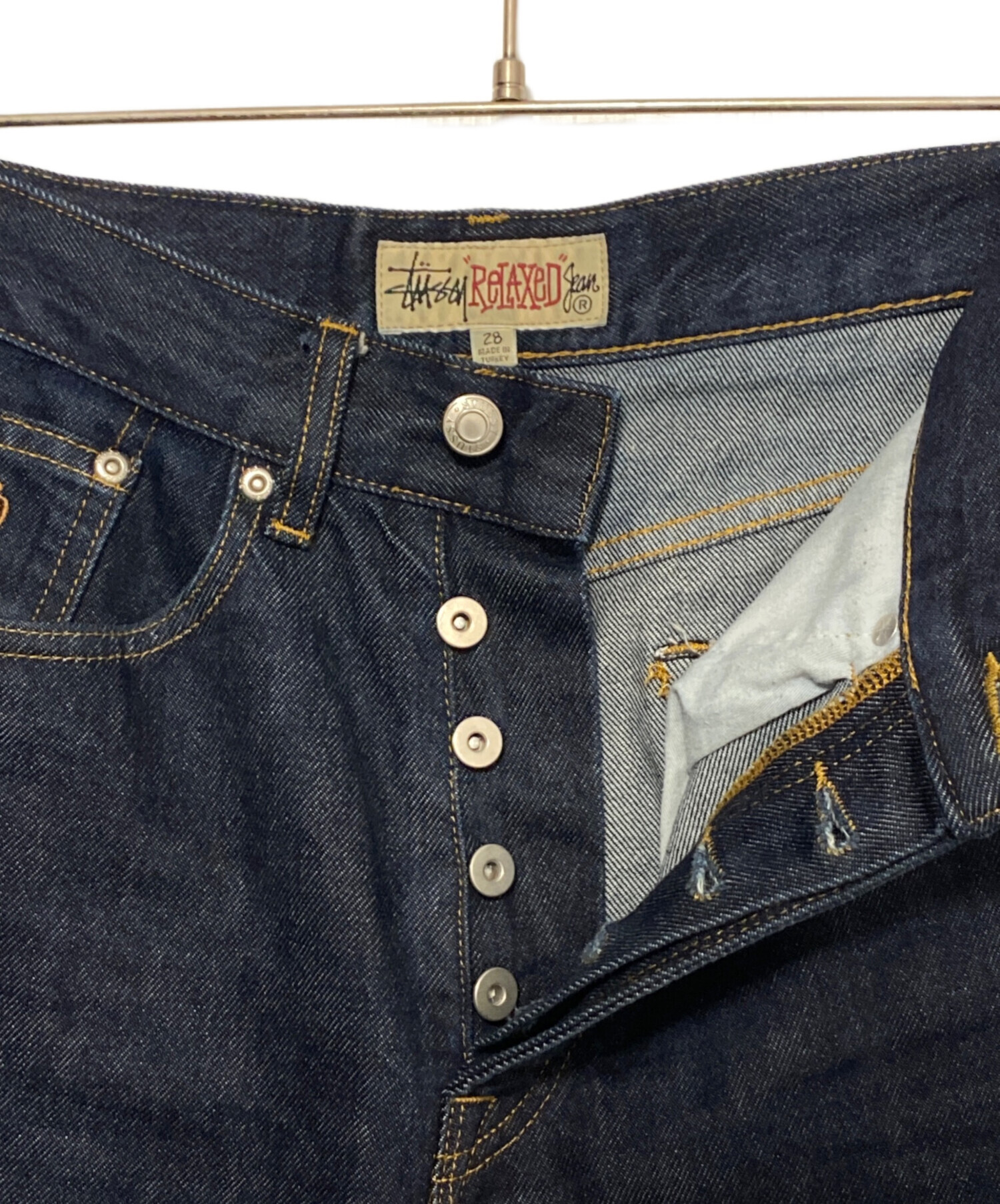 販売の事前割引 STUSSY デニム パンツ ステューシー RELAXED JEAN 