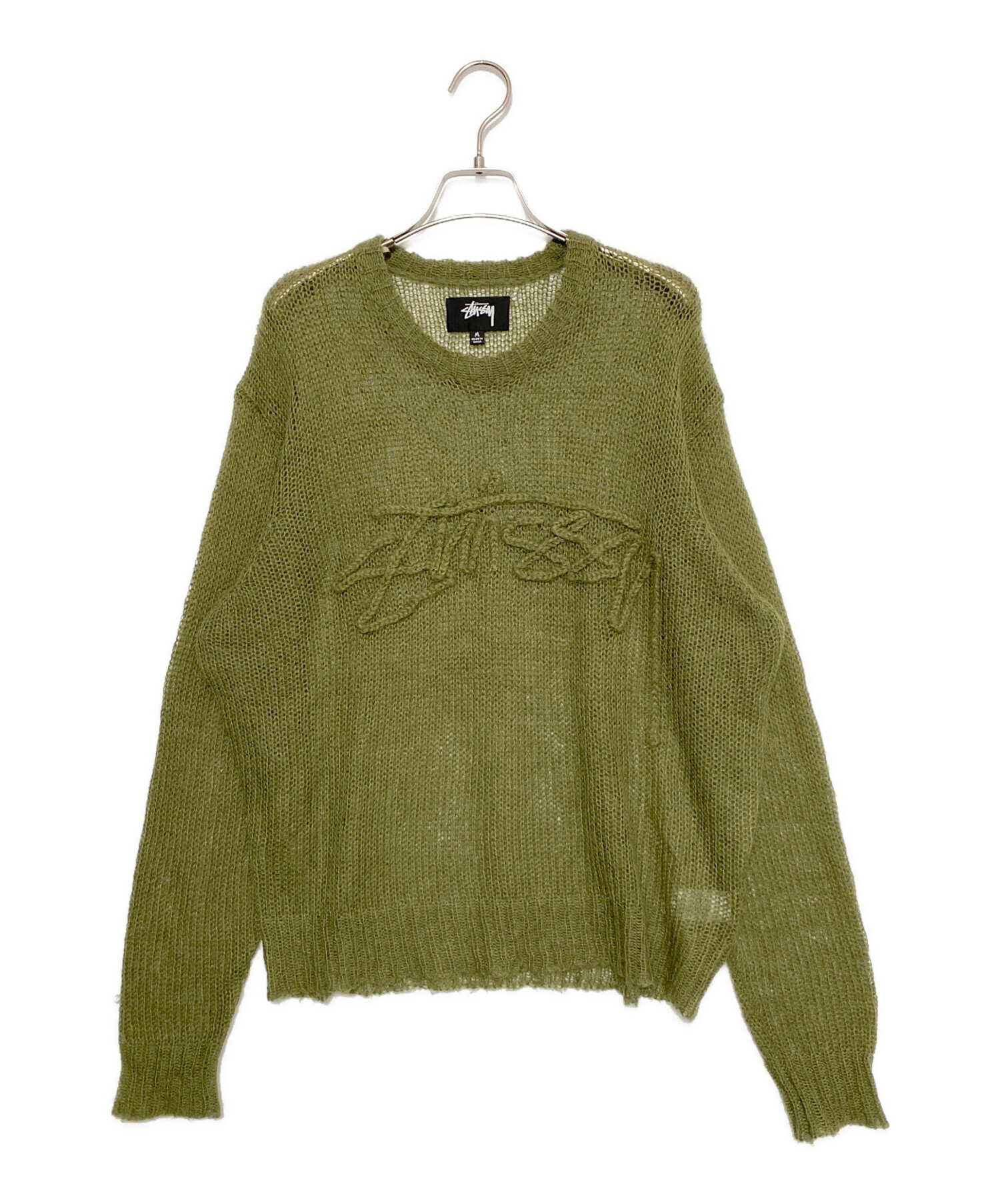 中古・古着通販】stussy (ステューシー) Loose Knit Logo Sweater 