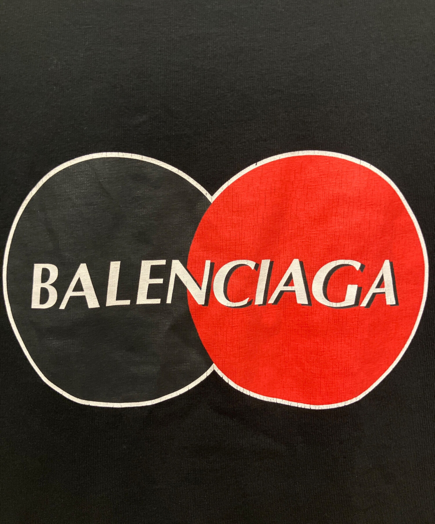 BALENCIAGA バレンシアガ/マスターカードコラボ/半袖/＃L/612964 TIV79 9000/CA0************/Bランク/84【中古】 BALENCIAGA - BALENCIAGA バレンシアガ/マスターカードコラボ/半袖/＃L
