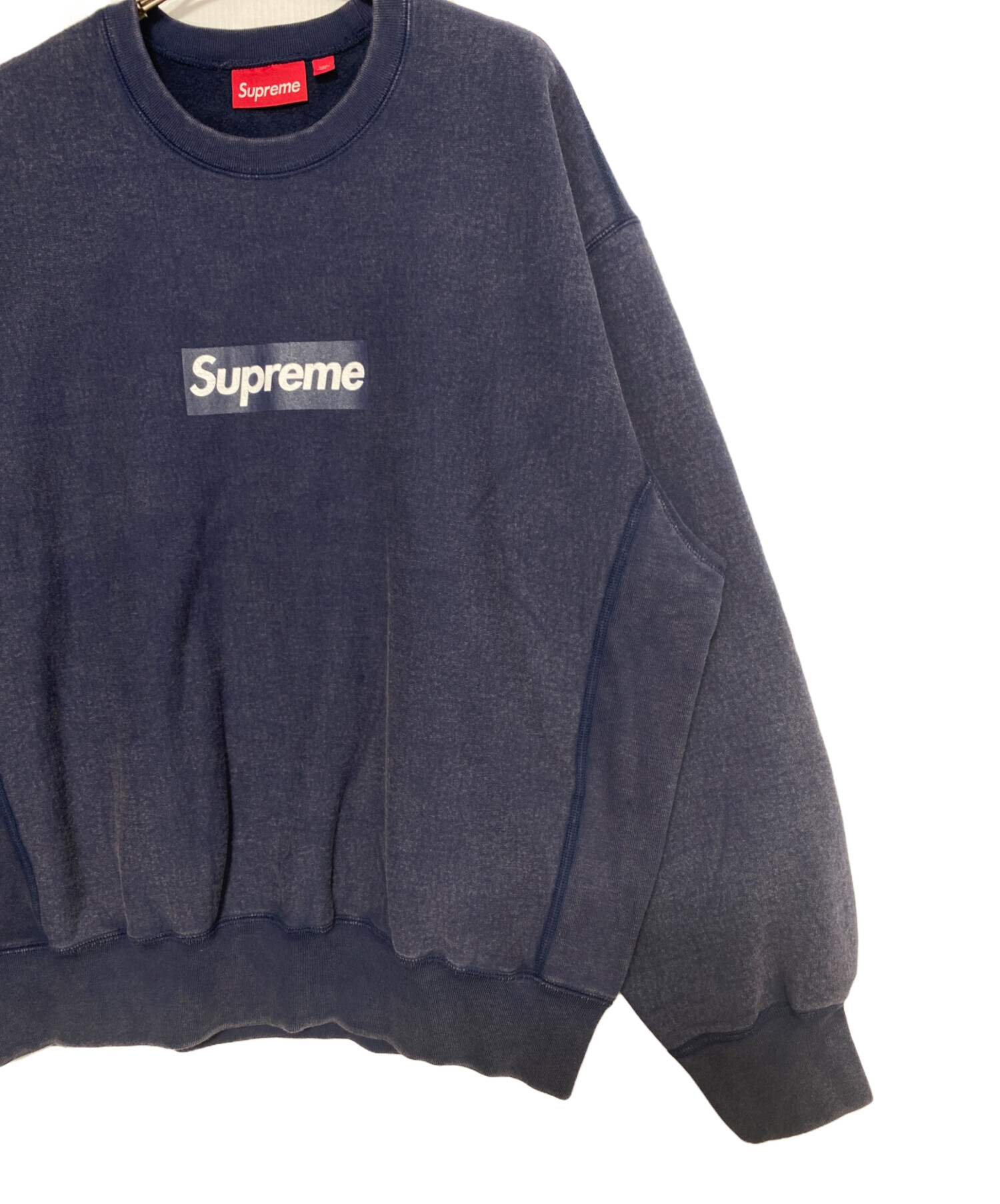中古・古着通販】SUPREME (シュプリーム) Washed Box Logo Crewneck