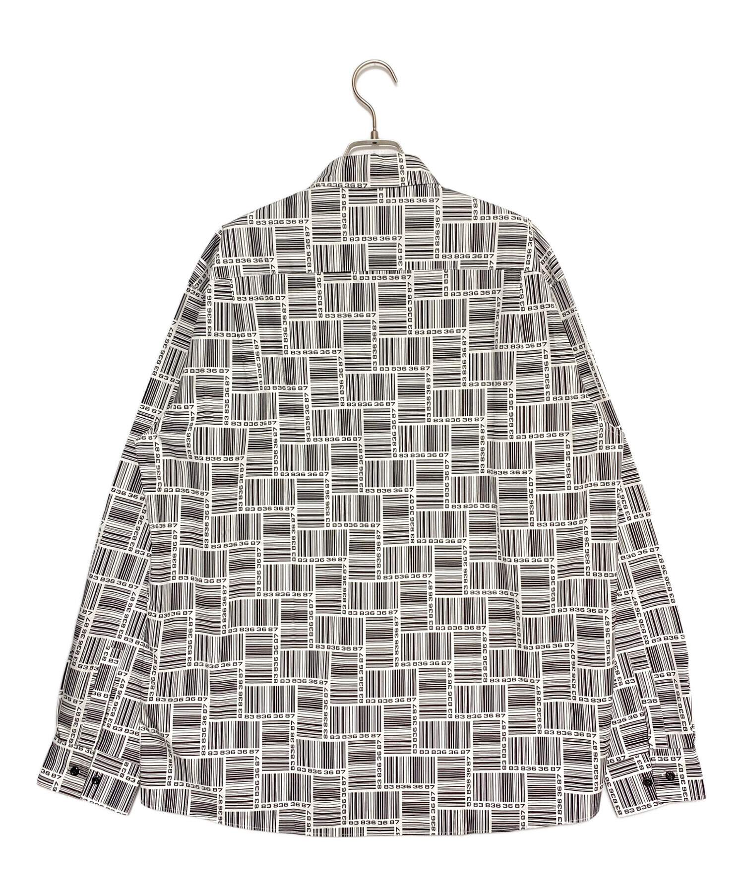 中古・古着通販】VETEMENTS (ヴェトモン) BARCODE MONOGRAM SHIRT