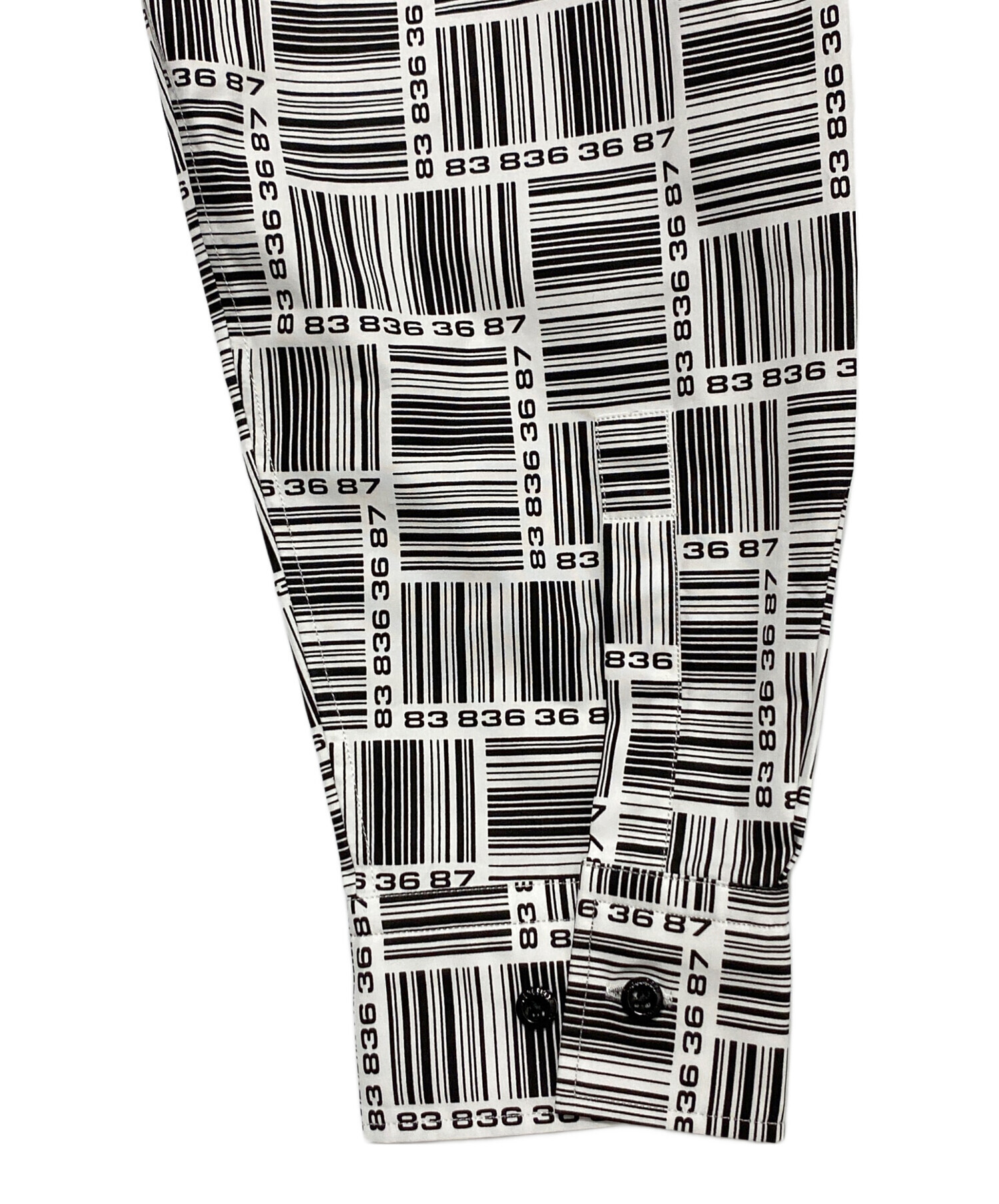 中古・古着通販】VETEMENTS (ヴェトモン) BARCODE MONOGRAM SHIRT