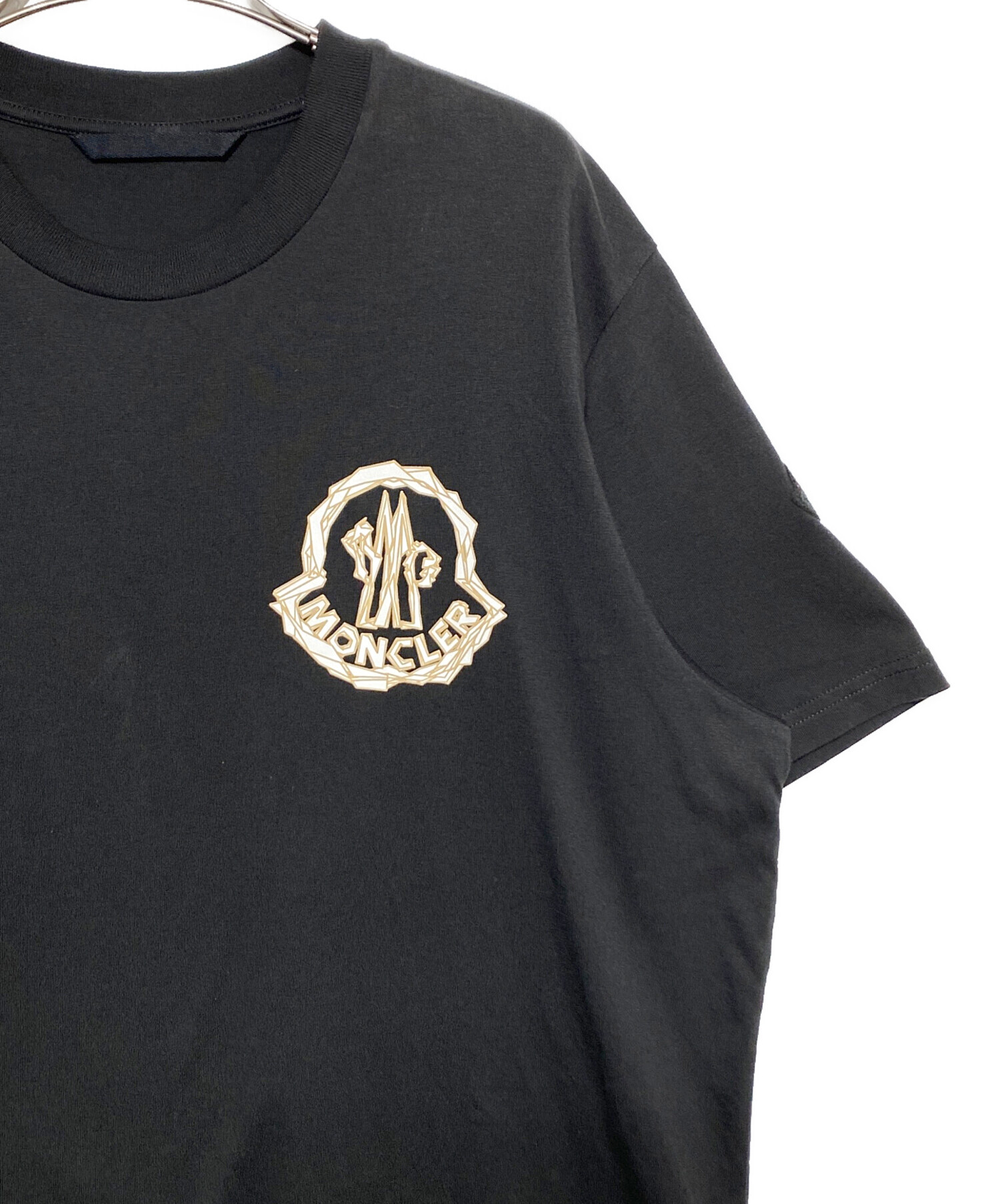 中古・古着通販】MONCLER (モンクレール) ロゴプリント Tシャツ 